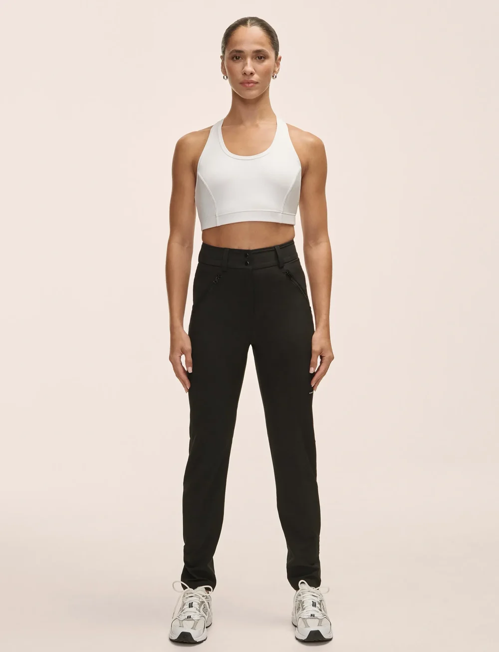 Casall - Warm Active Pants - friluftsbyxor - black - 0