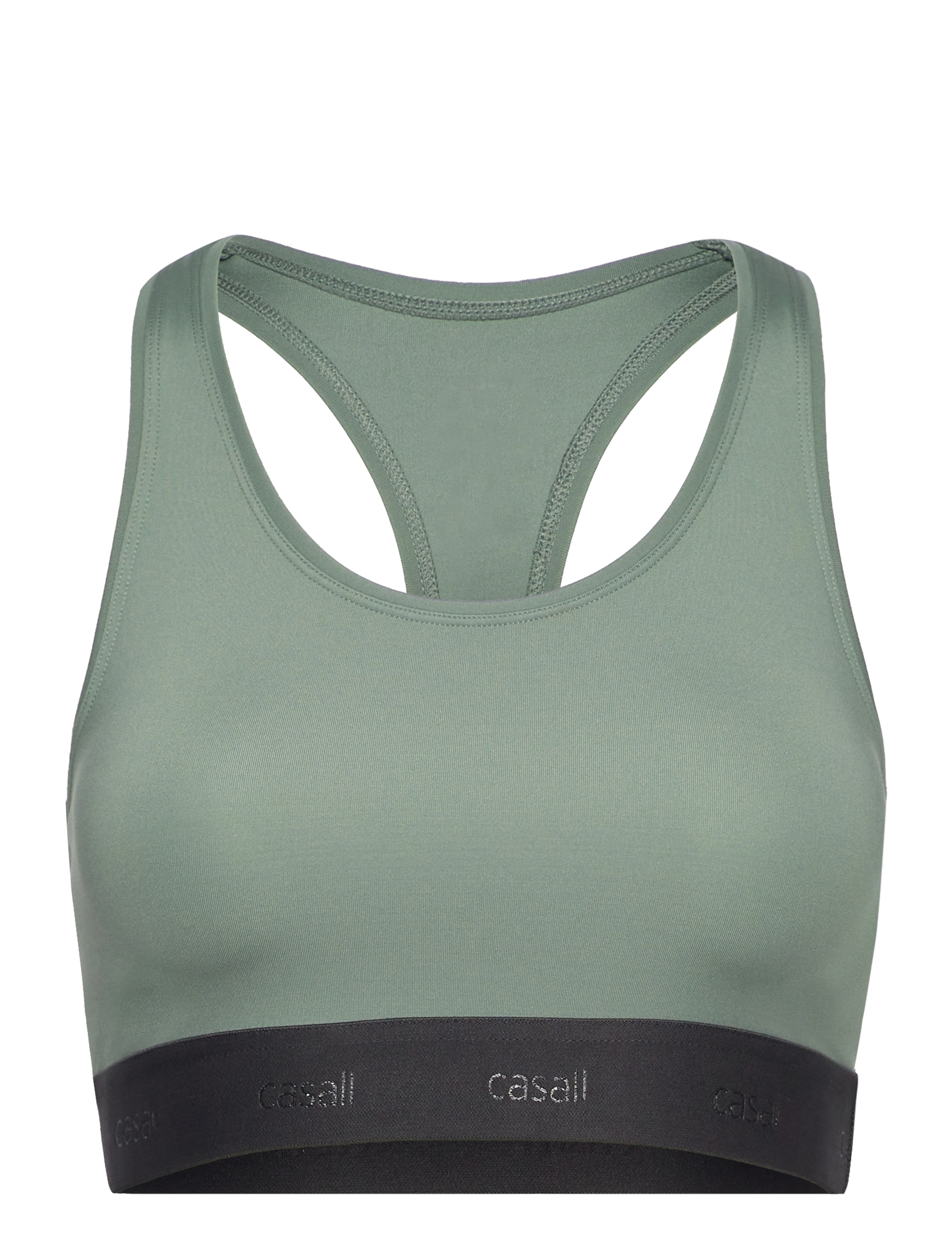 Casall - Graphic Sports Bra - dusty green - 1