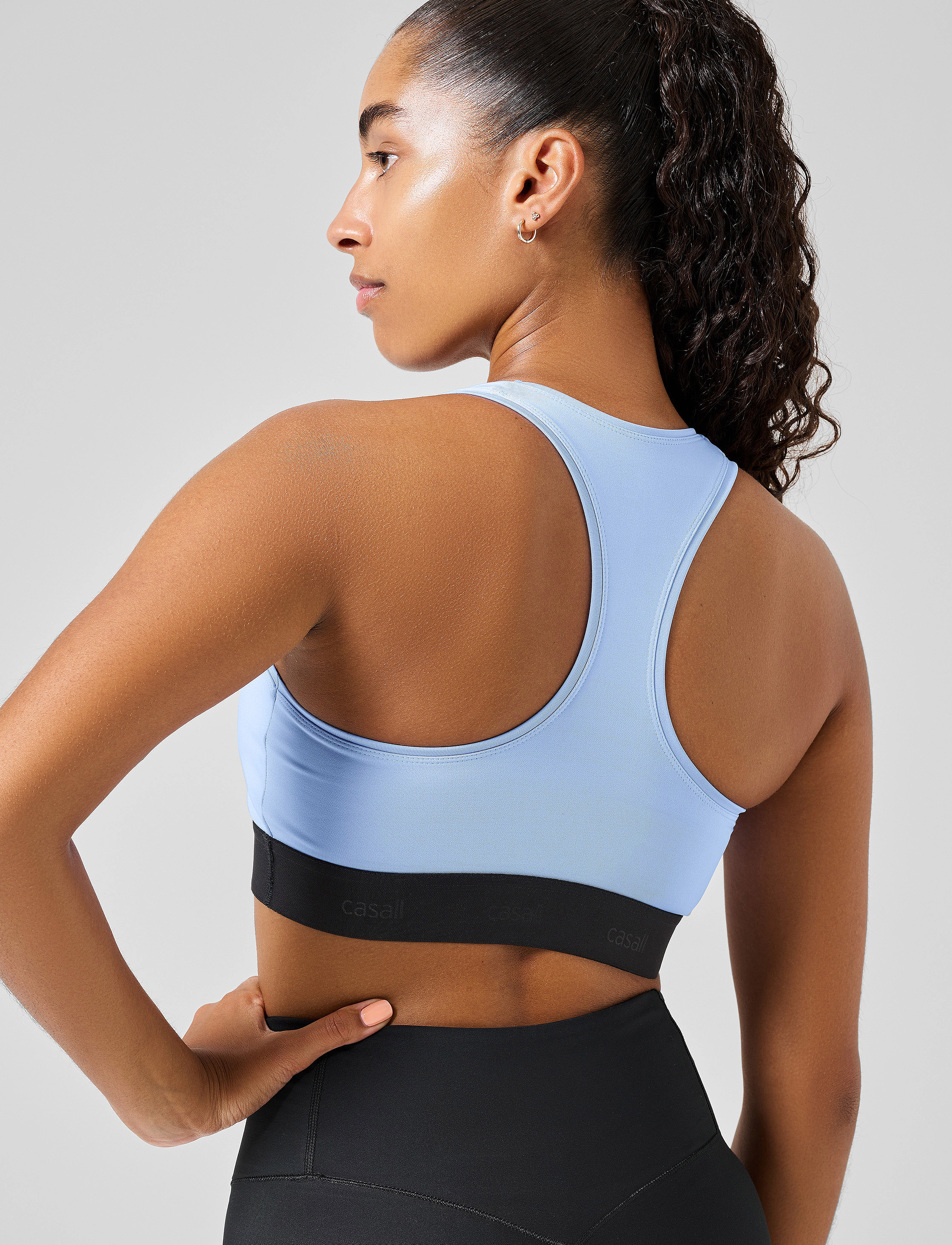 Casall - Graphic Sports Bra - dusty green - 4