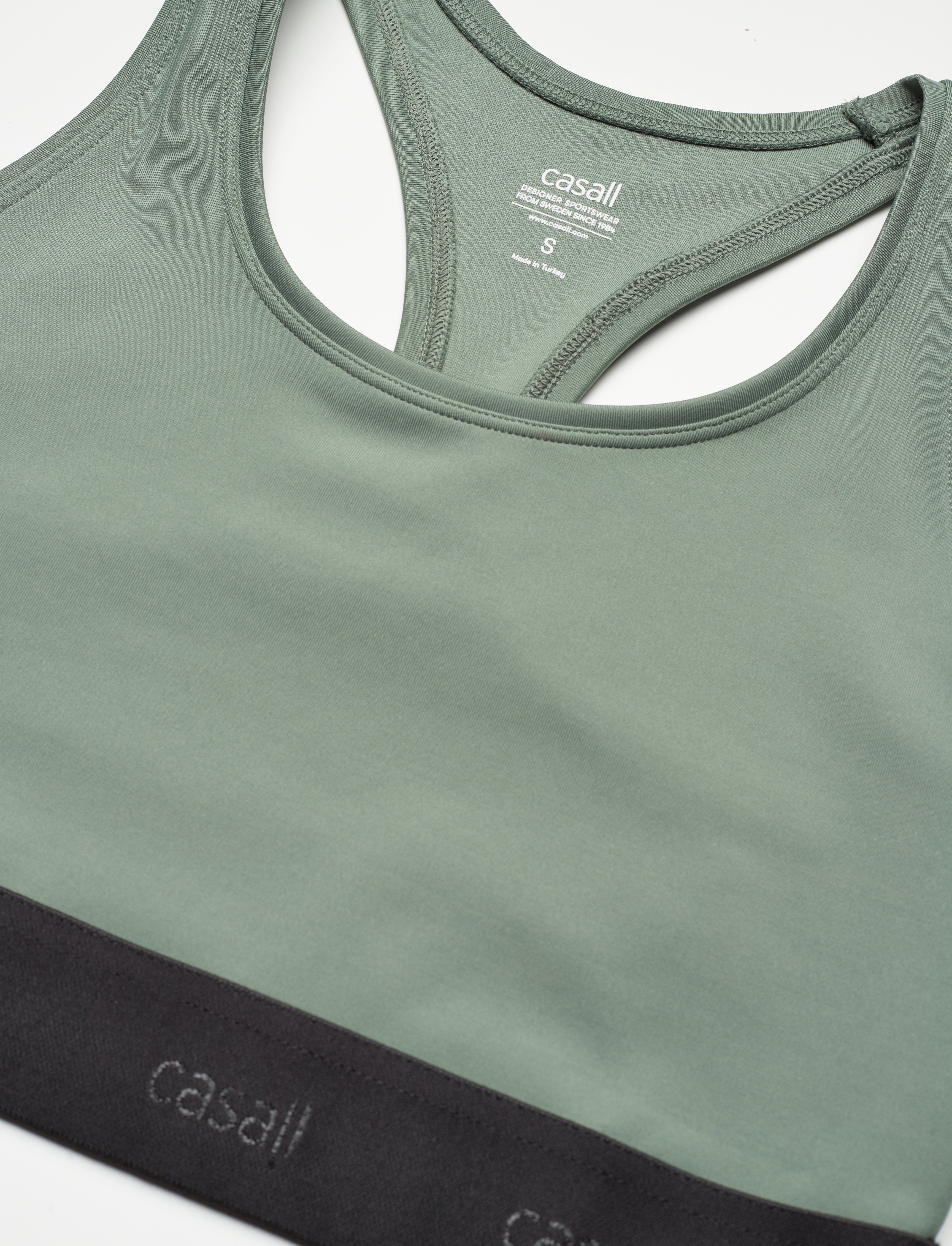 Casall - Graphic Sports Bra - dusty green - 3