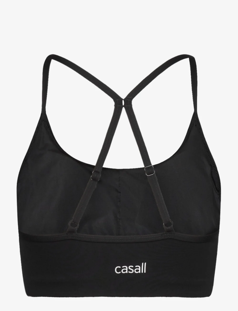 Casall - Sleek Strappy Sports Bra - medium support - black - 1