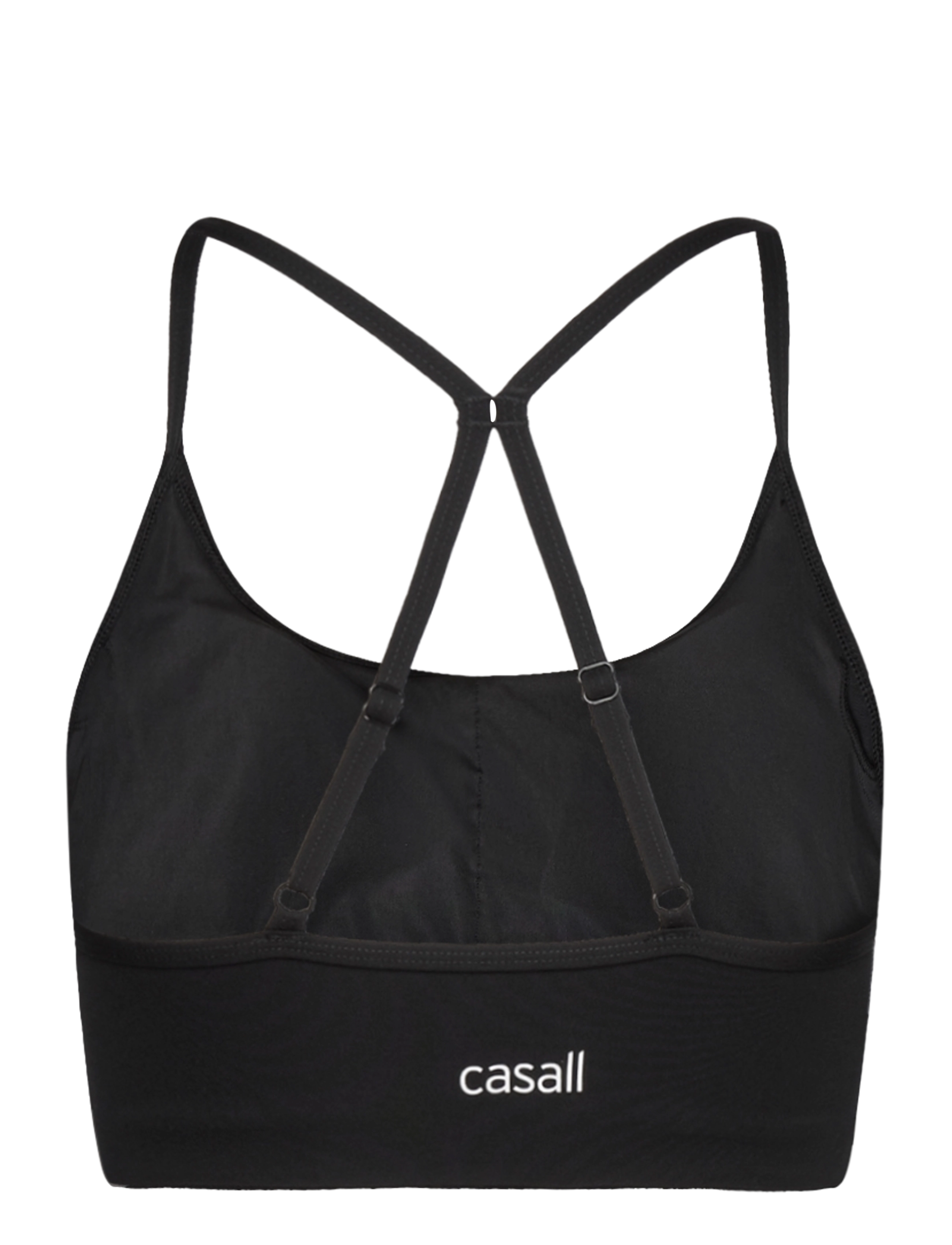 Casall - Sleek Strappy Sports Bra - medium støtte - black - 2