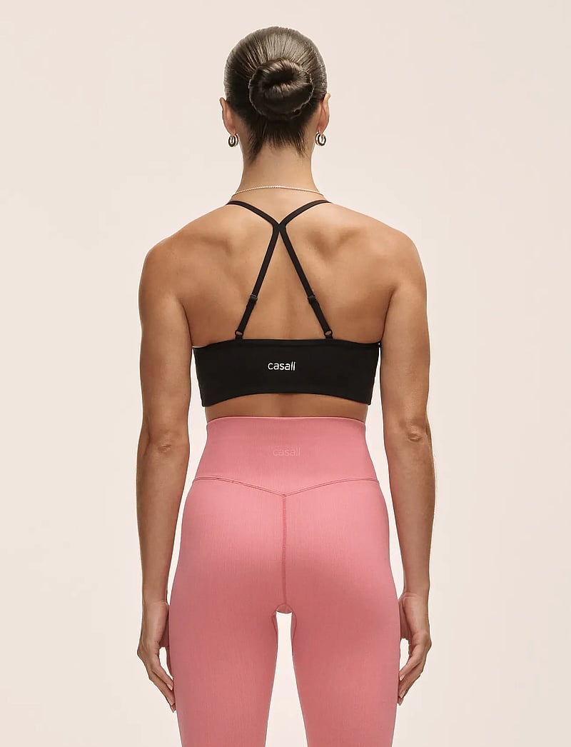 Casall - Sleek Strappy Sports Bra - mittlerer halt - black - 3