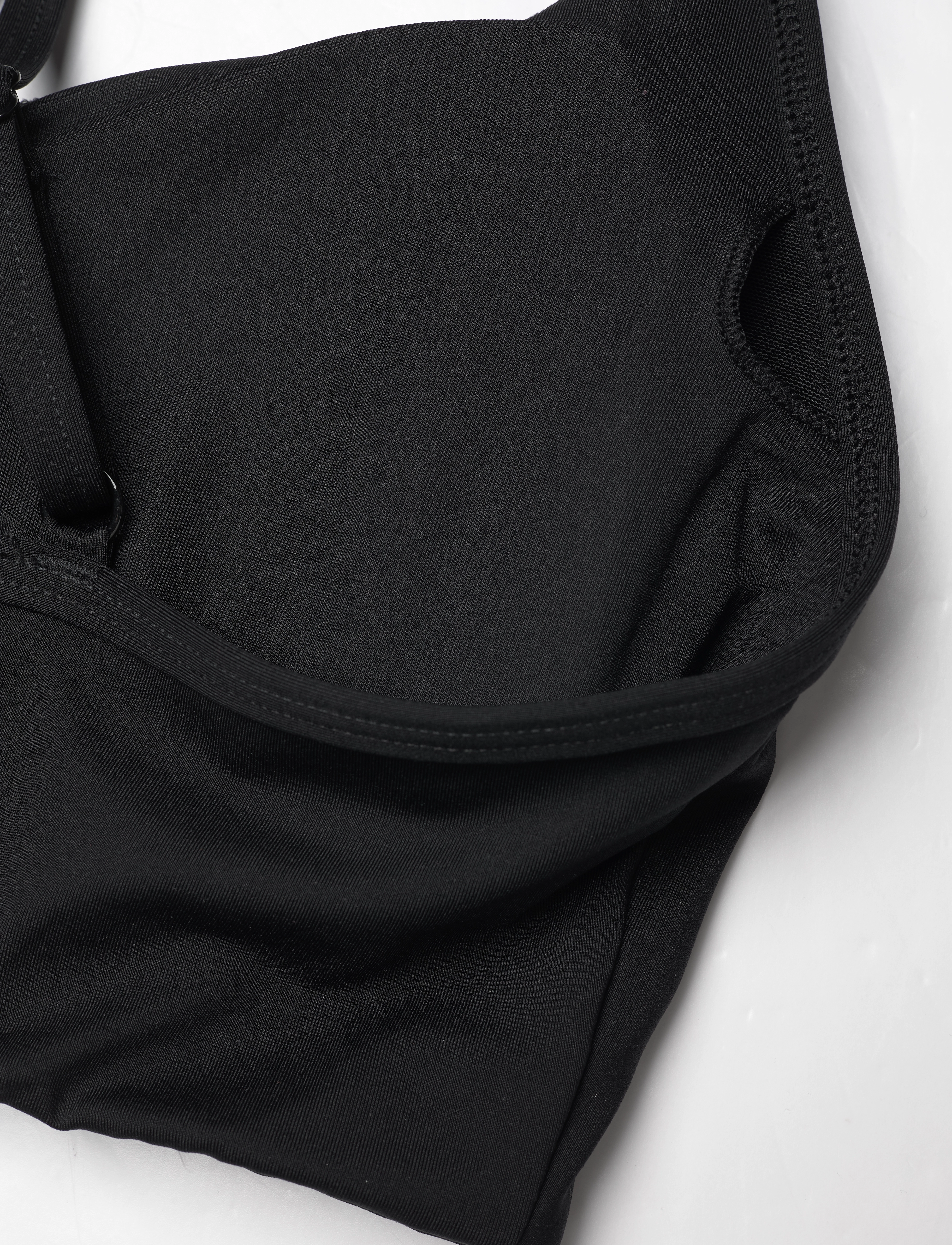 Casall - Sleek Strappy Sports Bra - medium støtte - black - 4