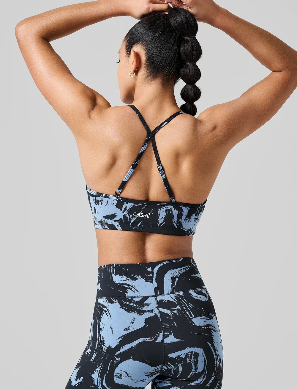 Casall - Sleek Strappy Sports Bra - medium support - blaze blue - 2