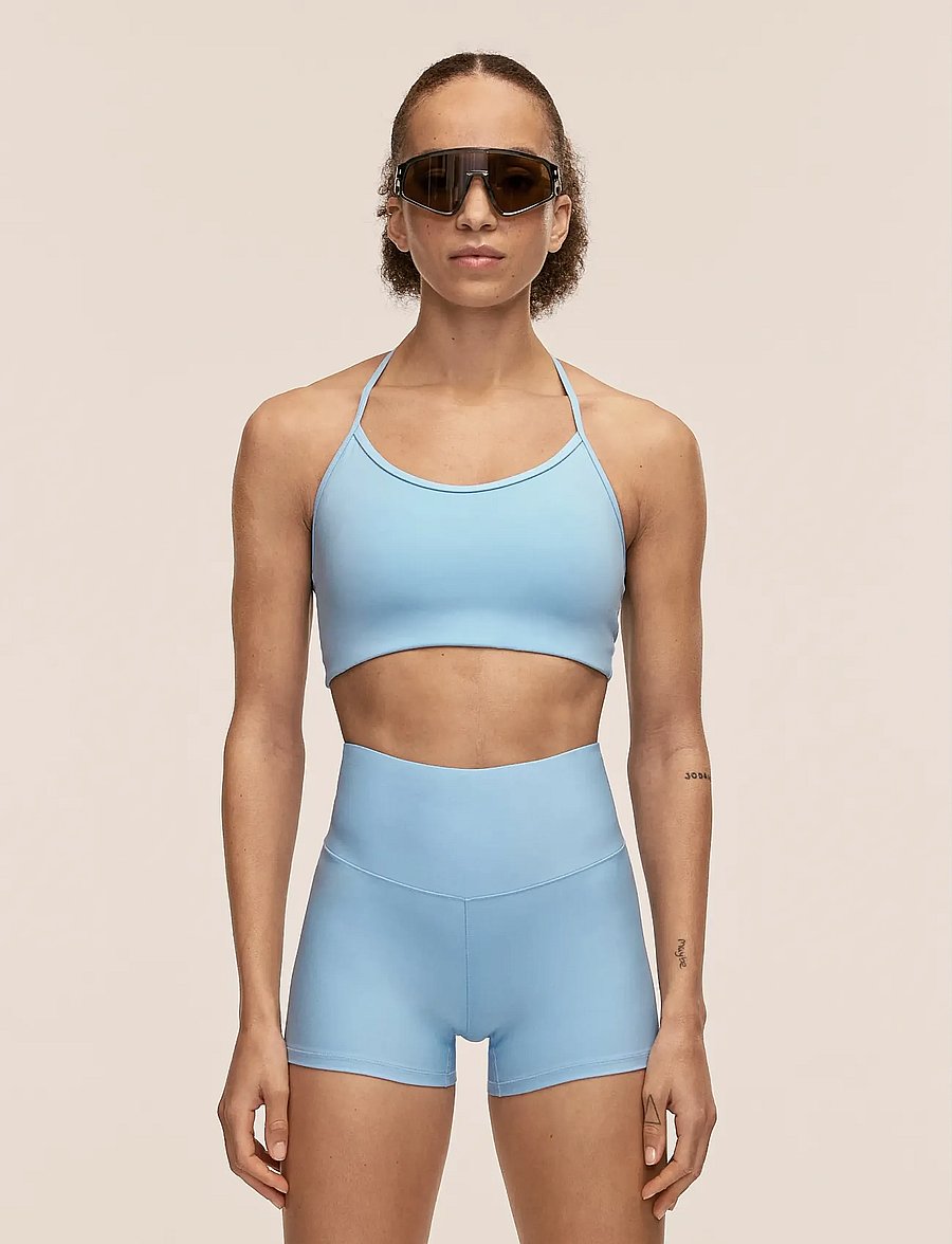 Casall - Sleek Strappy Sports Bra - medium support - blue lagoon - 0