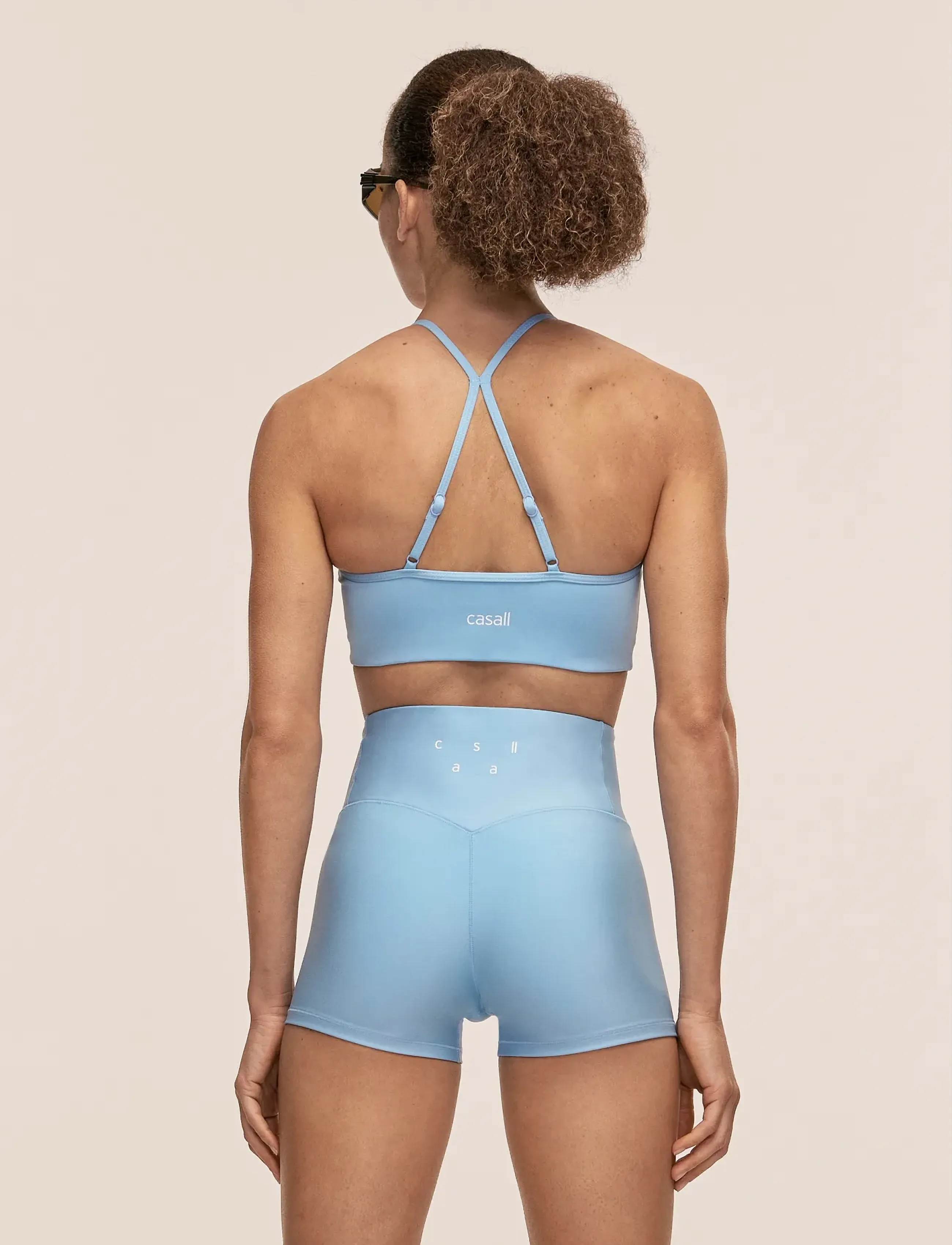 Casall - Sleek Strappy Sports Bra - medium support - blue lagoon - 2