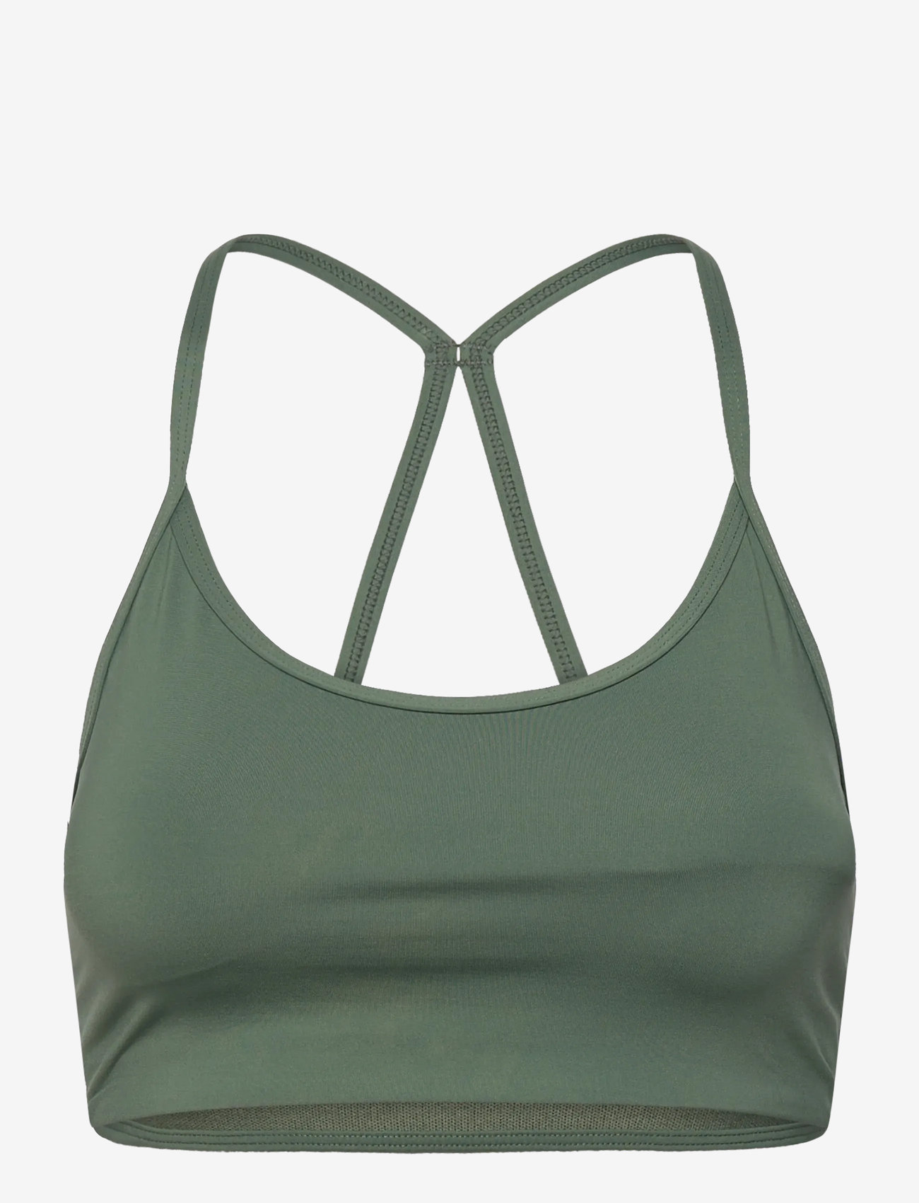 Casall - Sleek Strappy Sports Bra - keskmine toestus - dusty green - 0