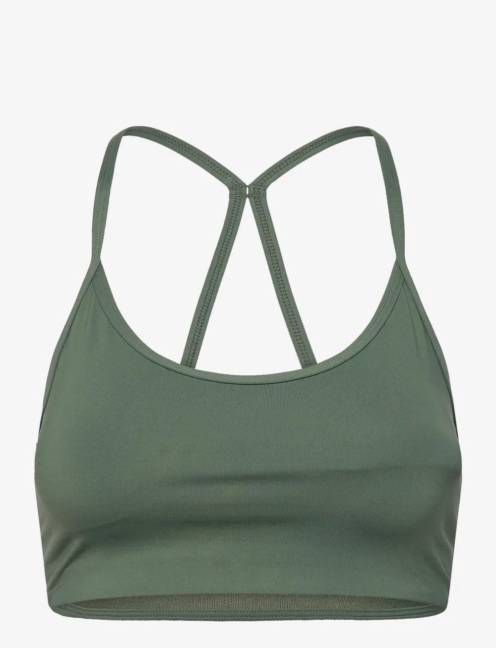Casall - Sleek Strappy Sports Bra - medium support - dusty green - 0
