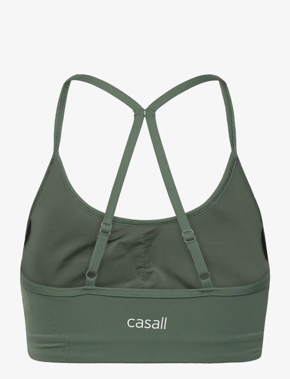 Casall - Sleek Strappy Sports Bra - medium support - dusty green - 1