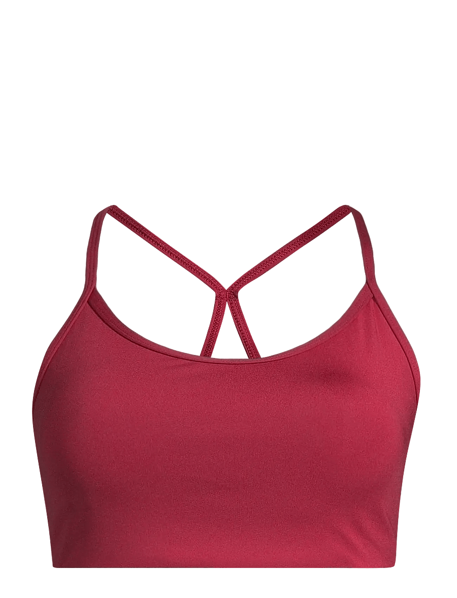 Casall - Sleek Strappy Sports Bra - mittlerer halt - maroon red - 0