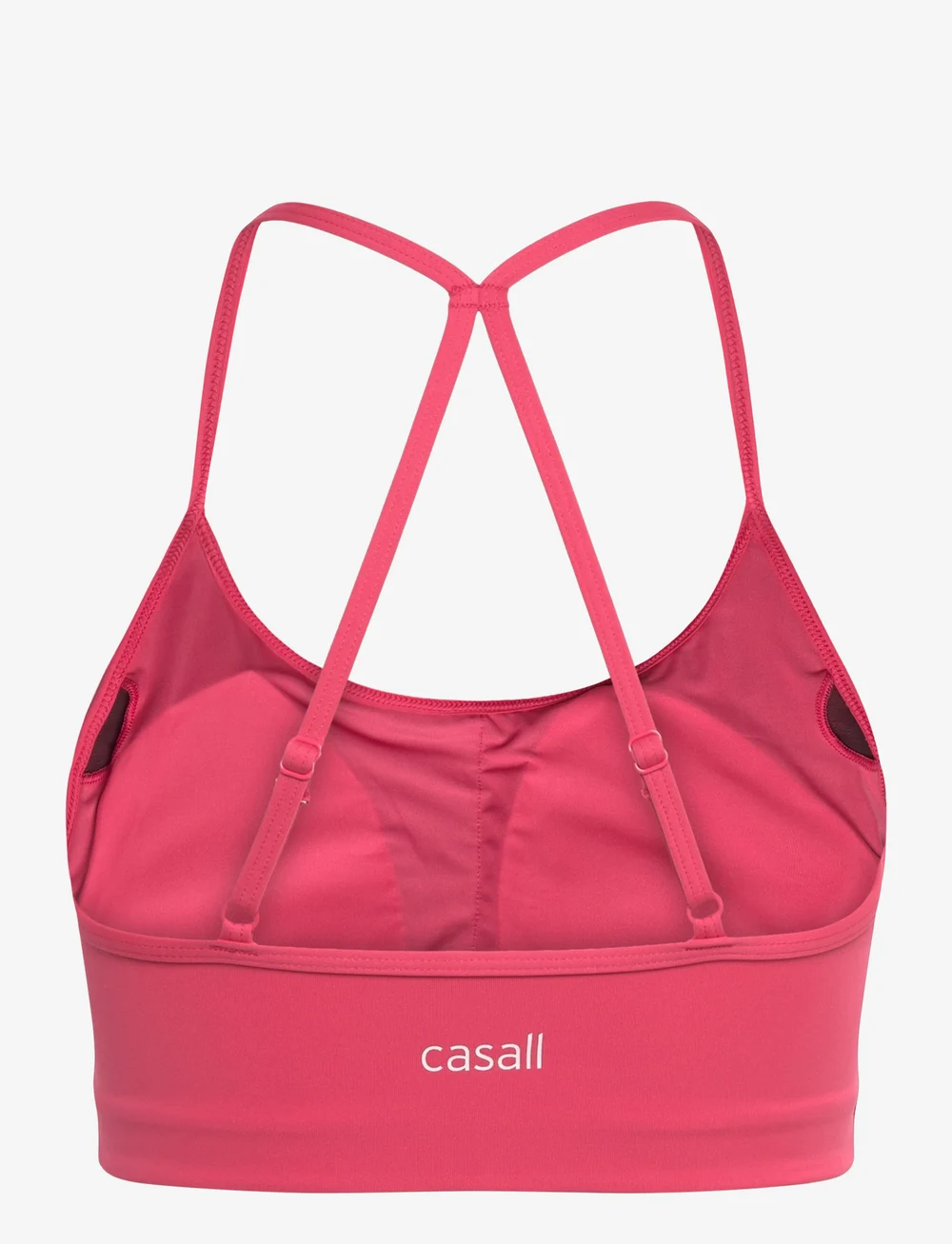 Casall - Sleek Strappy Sports Bra - medium support - ruby blush - 1
