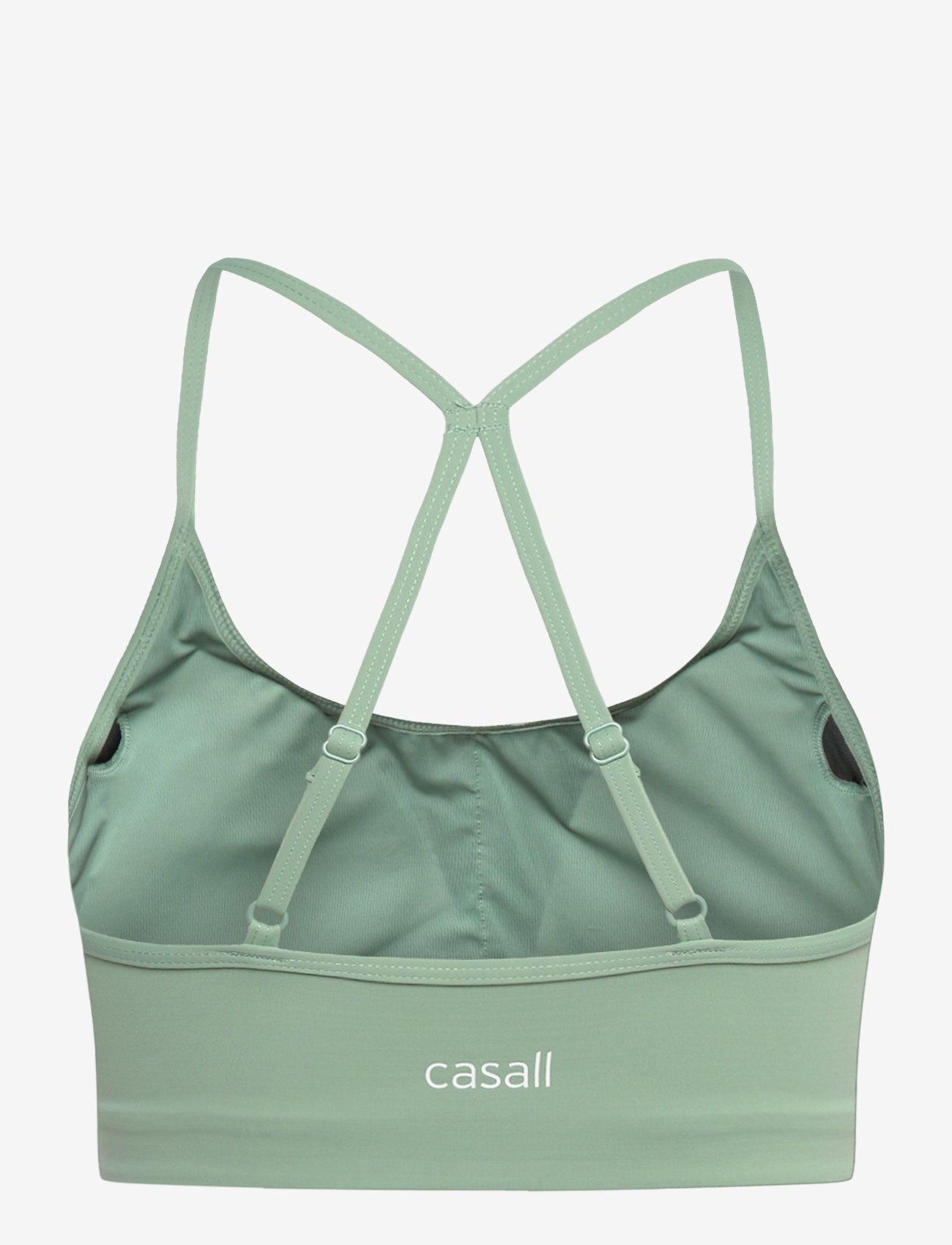 Casall - Sleek Strappy Sports Bra - vidutiniškai prilaikančios - statue green - 2