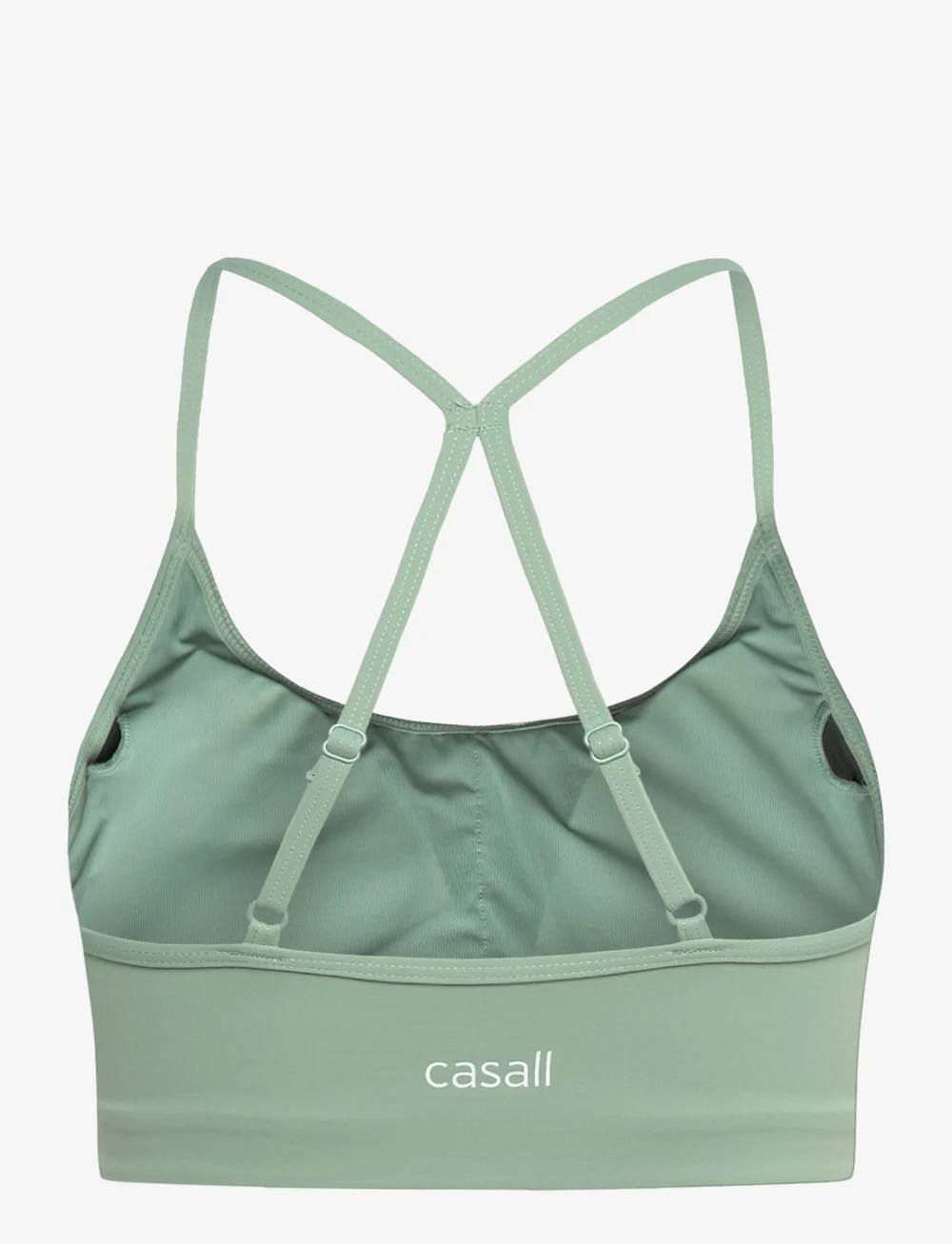 Casall - Sleek Strappy Sports Bra - mittlerer halt - statue green - 2