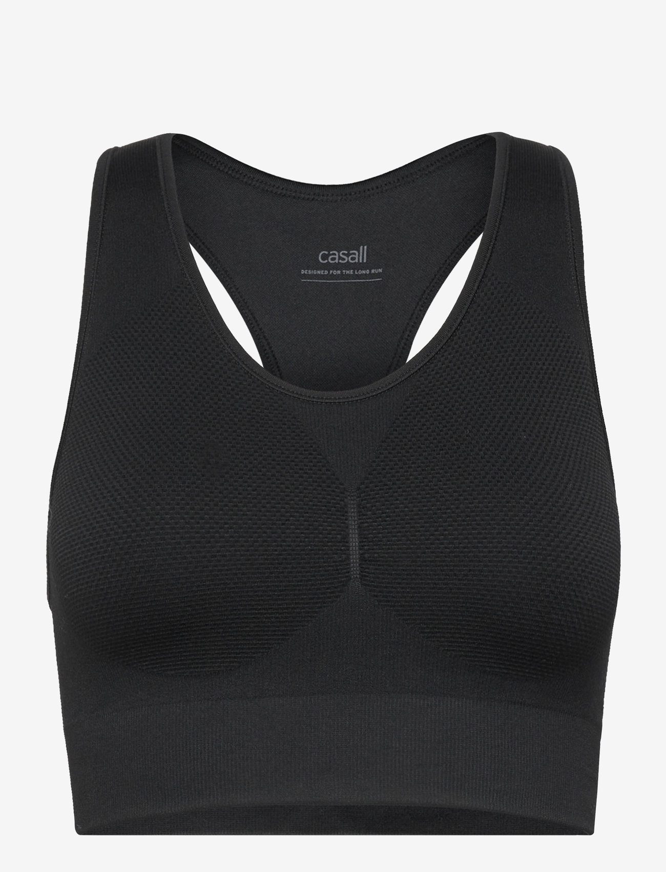 Casall - Seamless Soft Sports Bra - låg support - black - 1