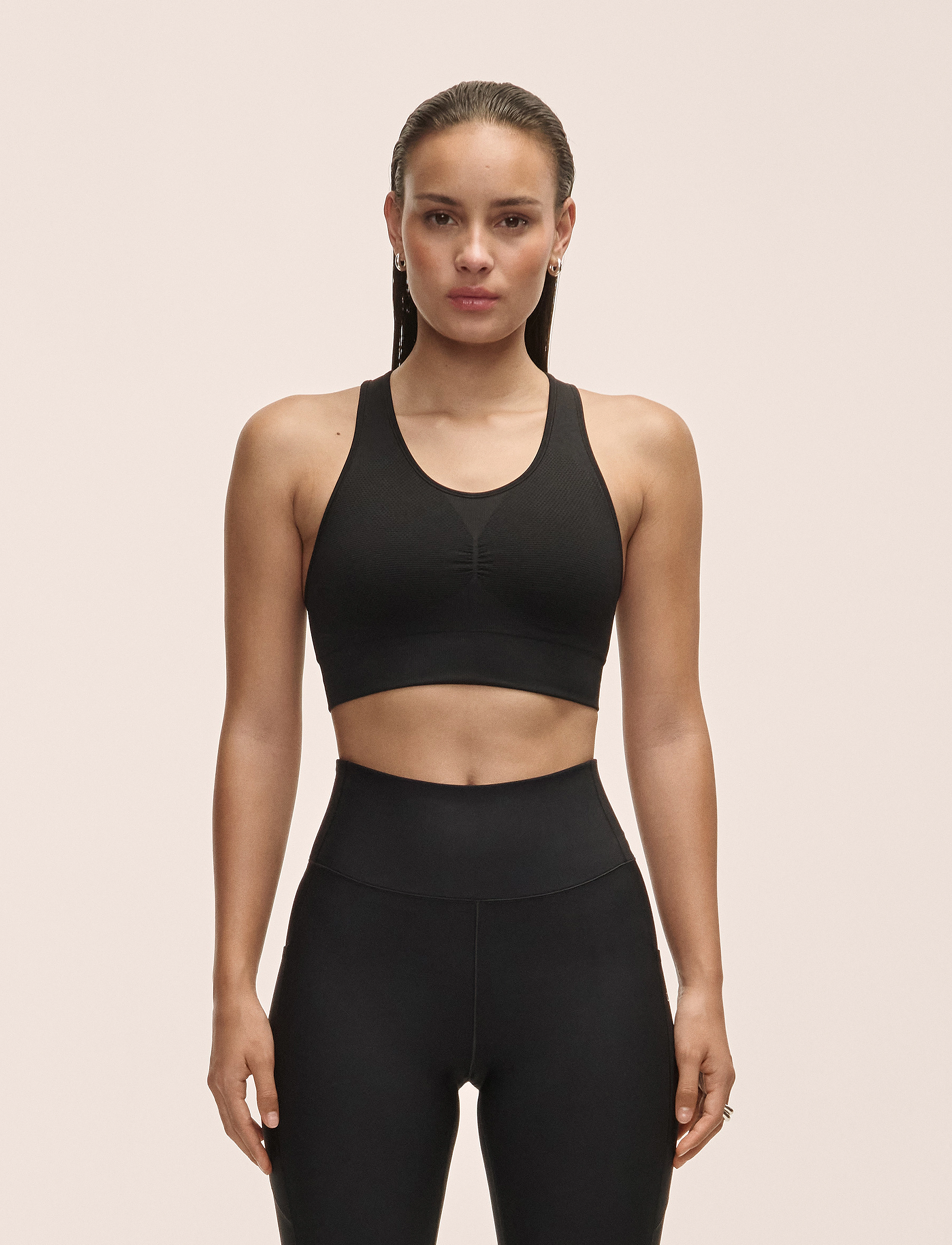 Casall Seamless Soft Sports Bra, S, Bras & Oberteile, Schwarz - All, Frauen