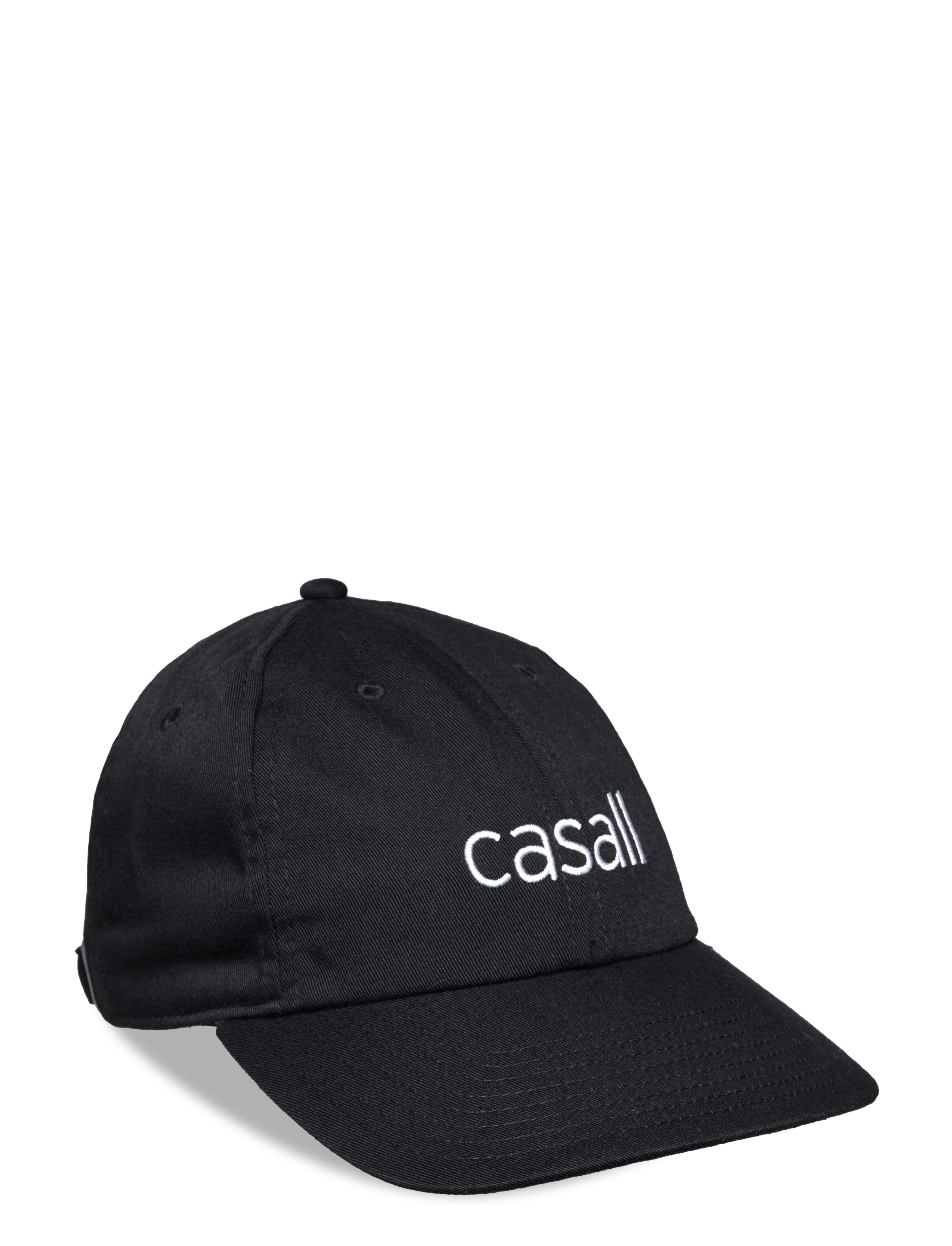 Casall Casual Logo Cap, Kvinder, Casual Logo Kasket, Sort, Str: ONE SIZE