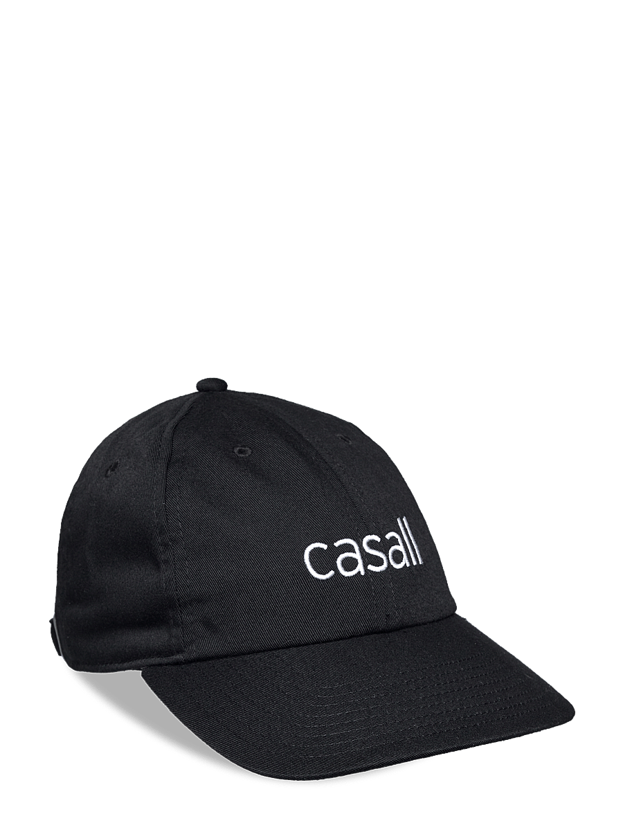 Casall - Casual Logo Cap - hatte & kasketter - black - 0