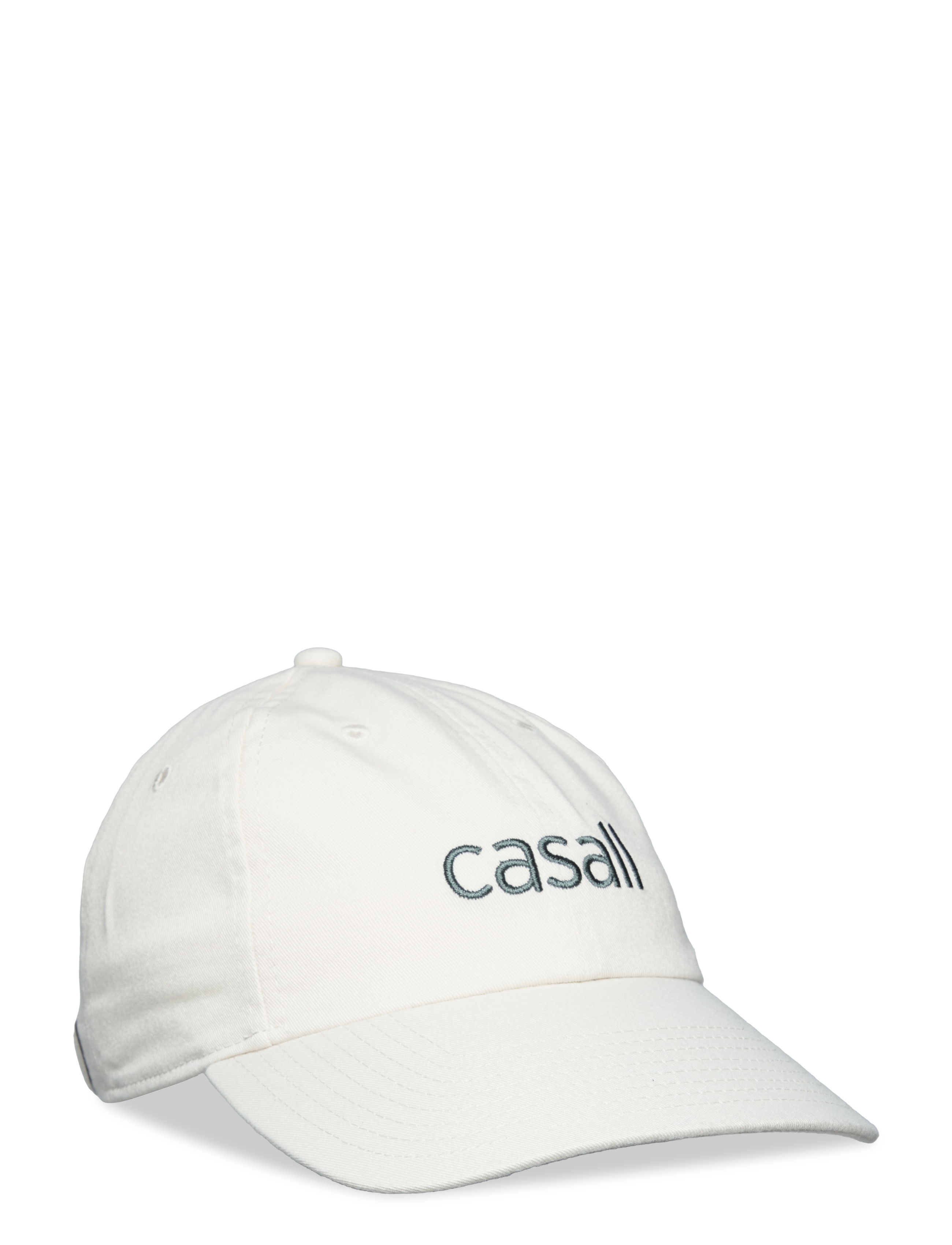 Casall Casual Logo Cap, Kvinder, Casual Logo Kasket, Hvid, Str: ONE SIZE