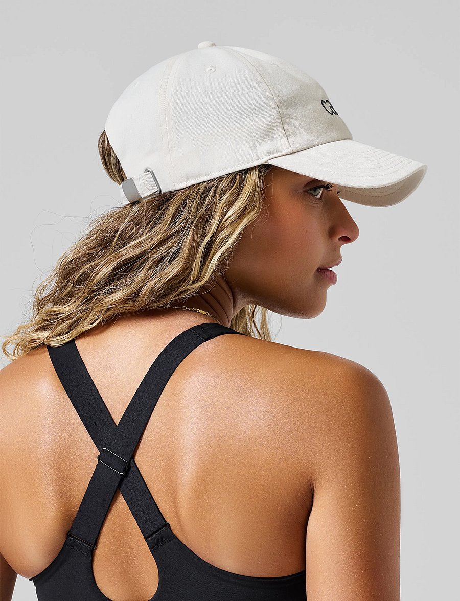 Casall - Casual Logo Cap - hats & caps - off white - 2