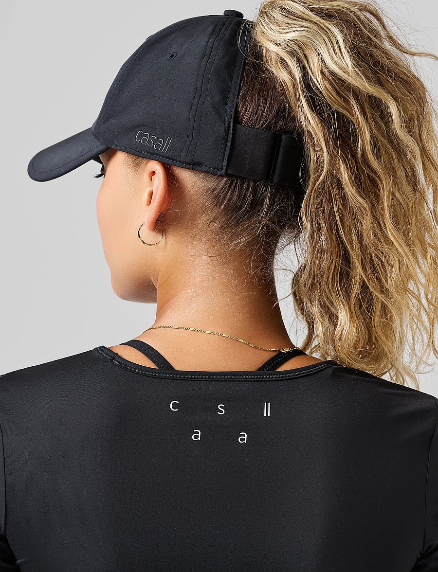 Casall - Performance High Ponytail Cap - hatte & kasketter - black - 3
