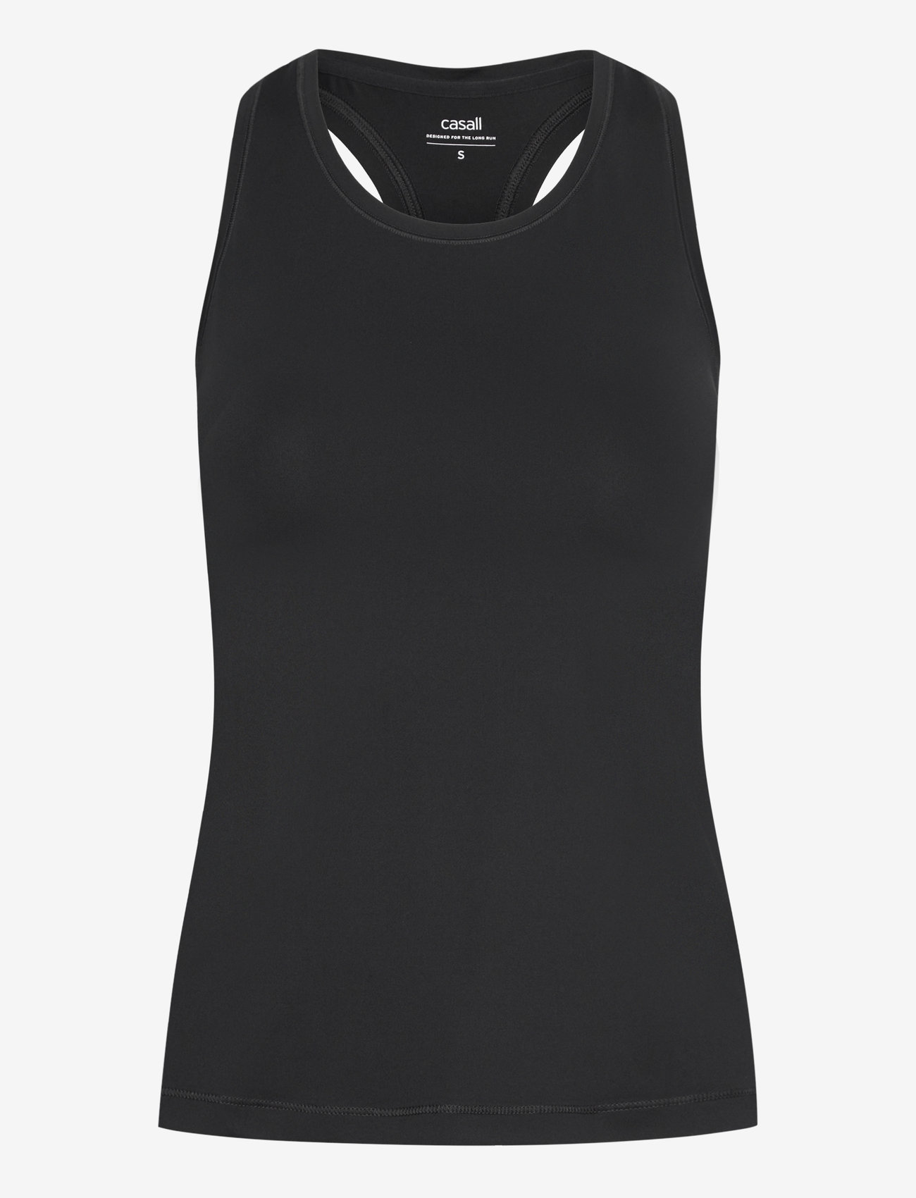 Casall - Essential Racerback Tank - linnen - black - 1