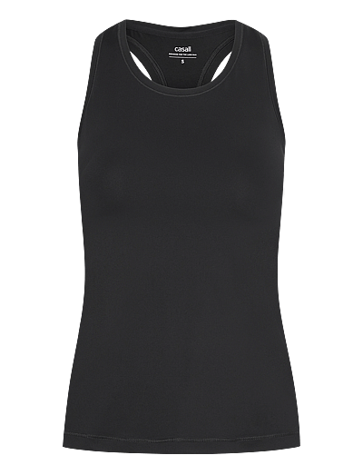 Casall Essential Racerback Tank - Oberteile - BLACK / black