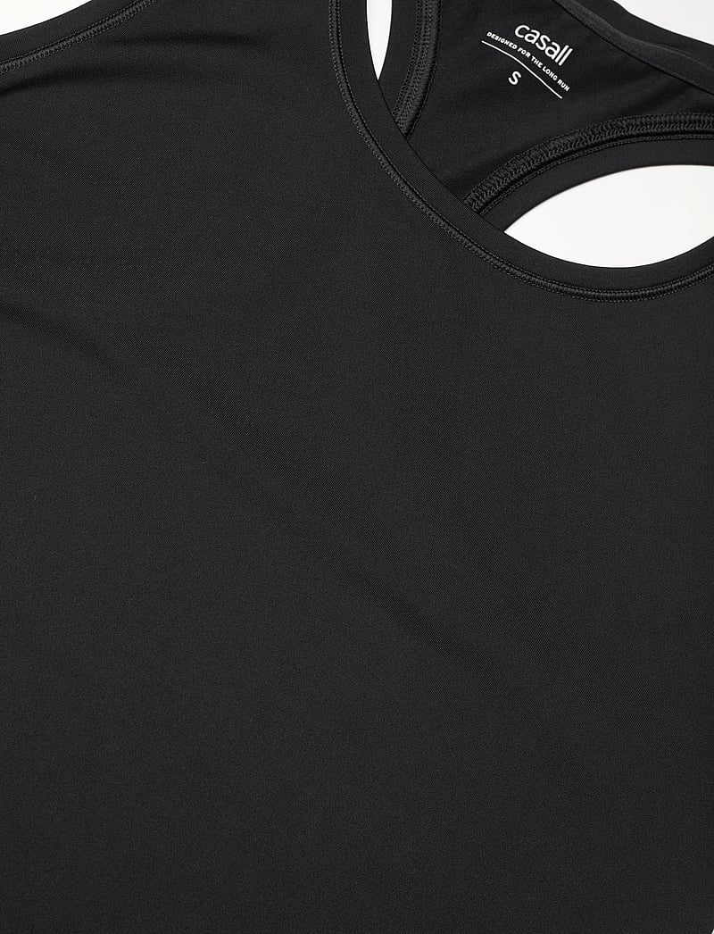 Casall - Essential Racerback Tank - linnen - black - 4