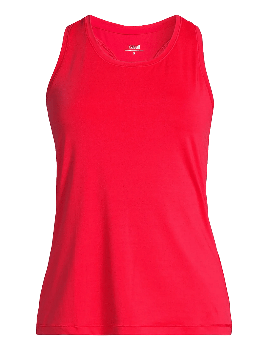Casall - Essential Racerback Tank - tank tops - brick red - 0