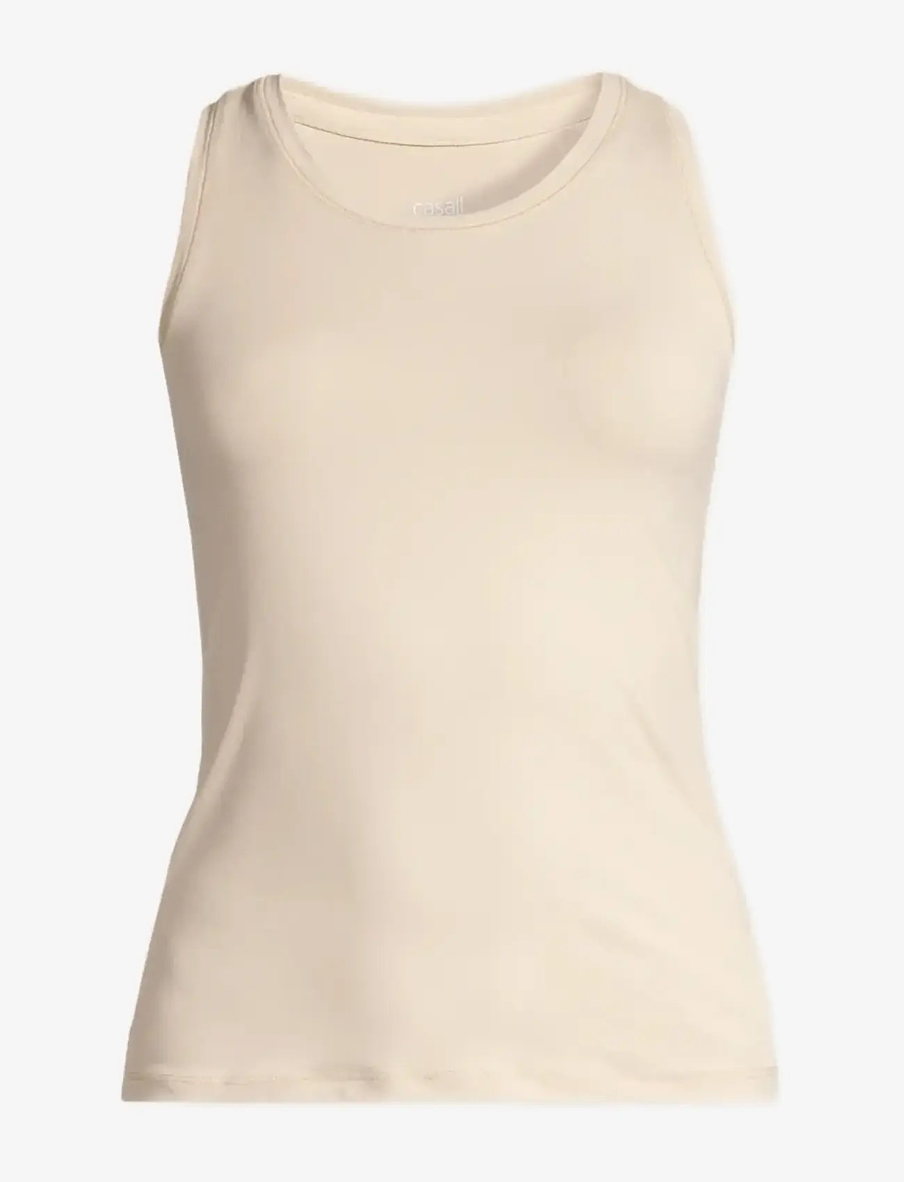Casall - Essential Racerback Tank - linnen - ecru - 1