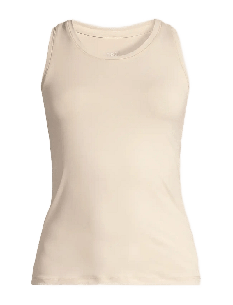 Casall - Essential Racerback Tank - linnen - ecru - 1