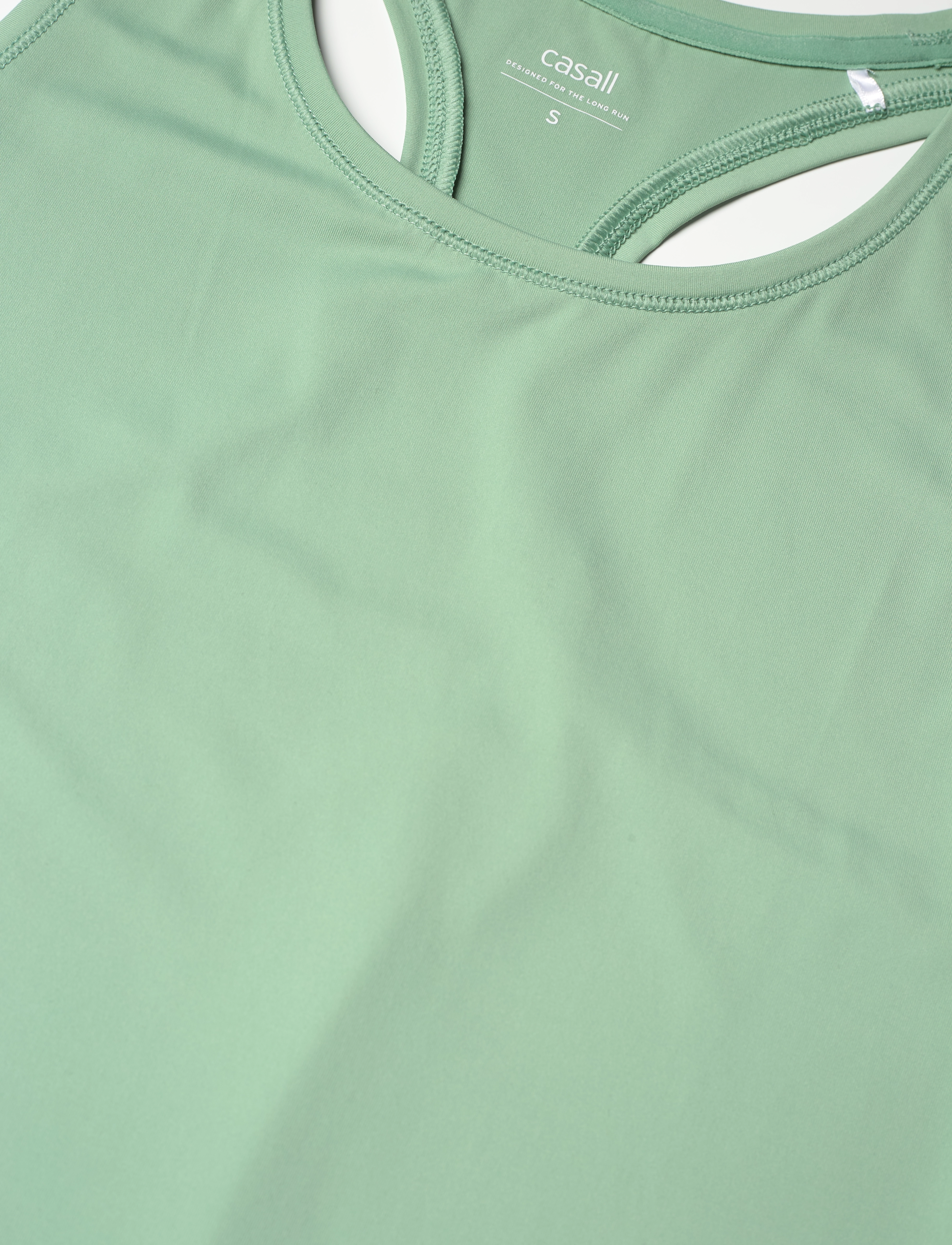 Casall - Essential Racerback Tank - statue green - 5
