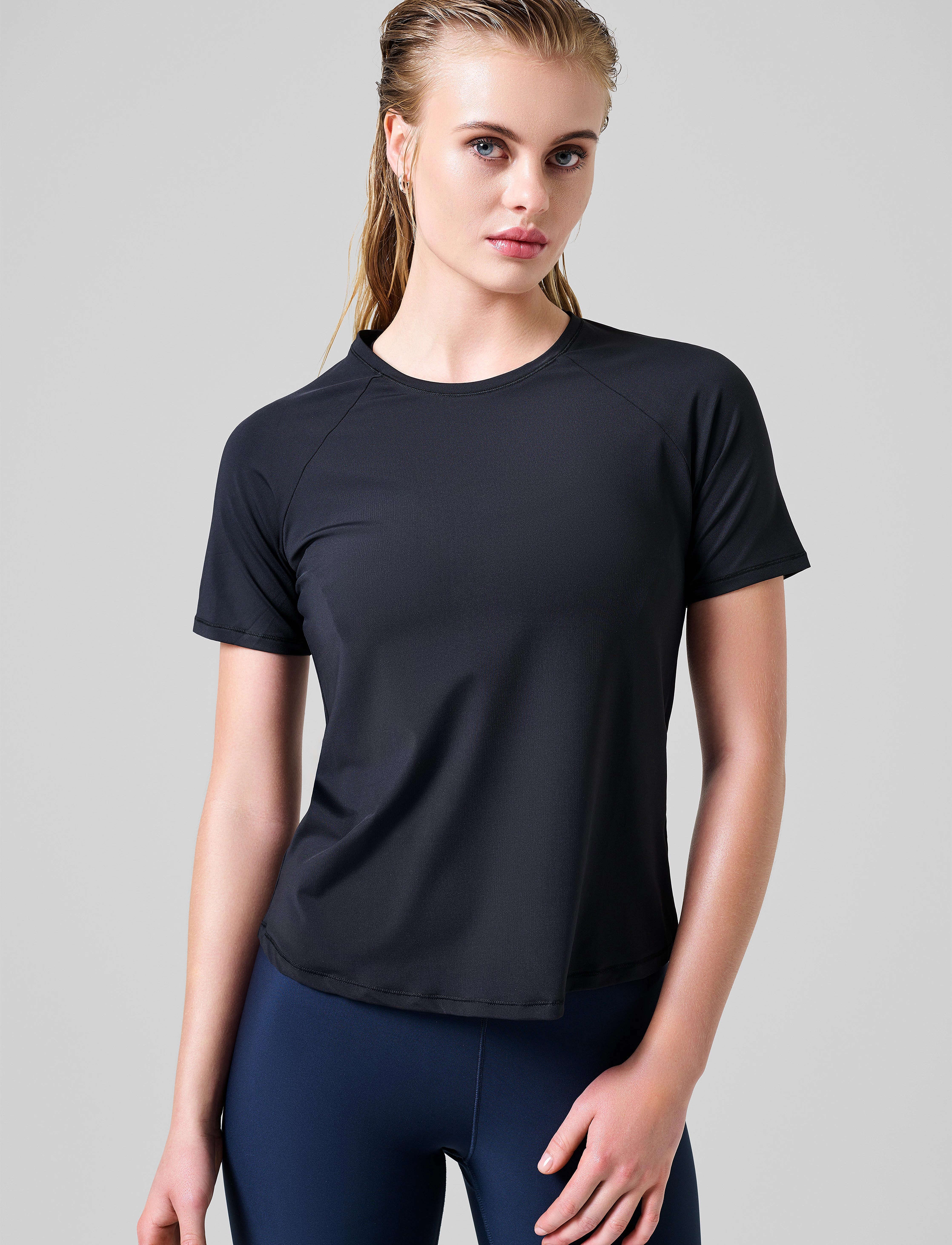 Casall Essential Tee, M, Black, Sports Overdele & T-shirts > Sport T-shirts, Dame