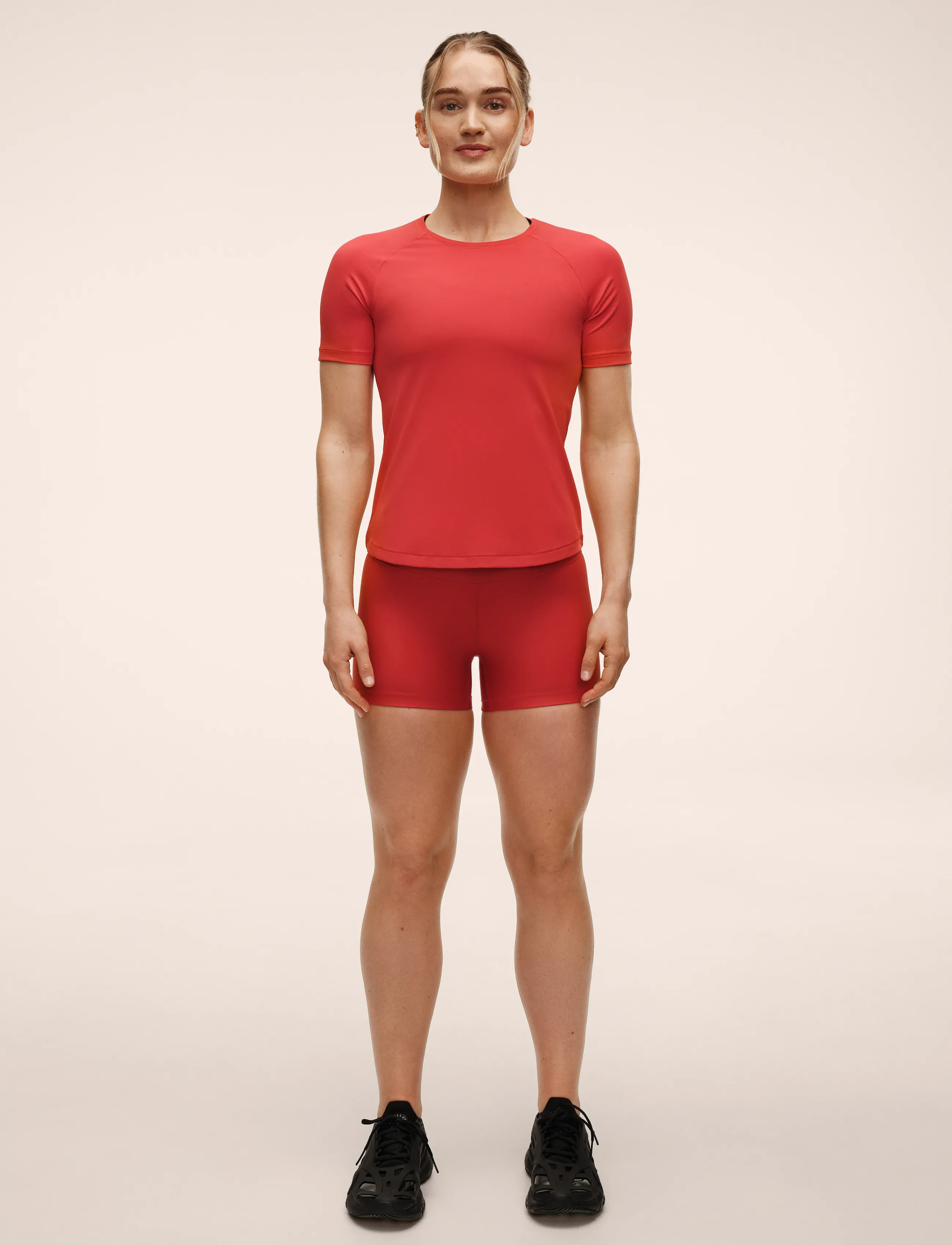 Casall - Essential Tee - sügisene kokkuhoid - brick red - 2