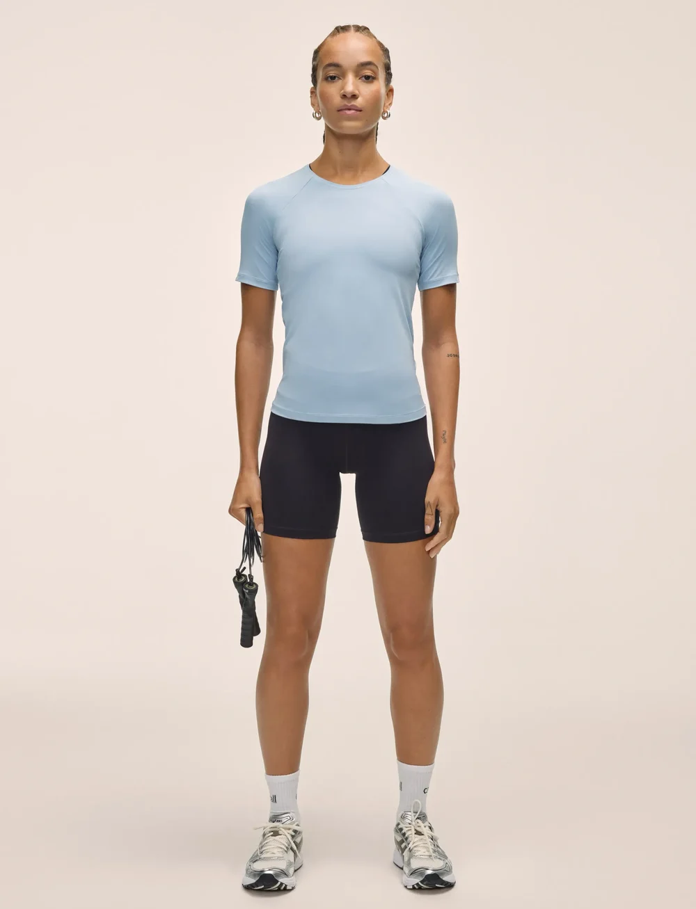 Casall - Essential Tee - t-shirts - dream blue - 4