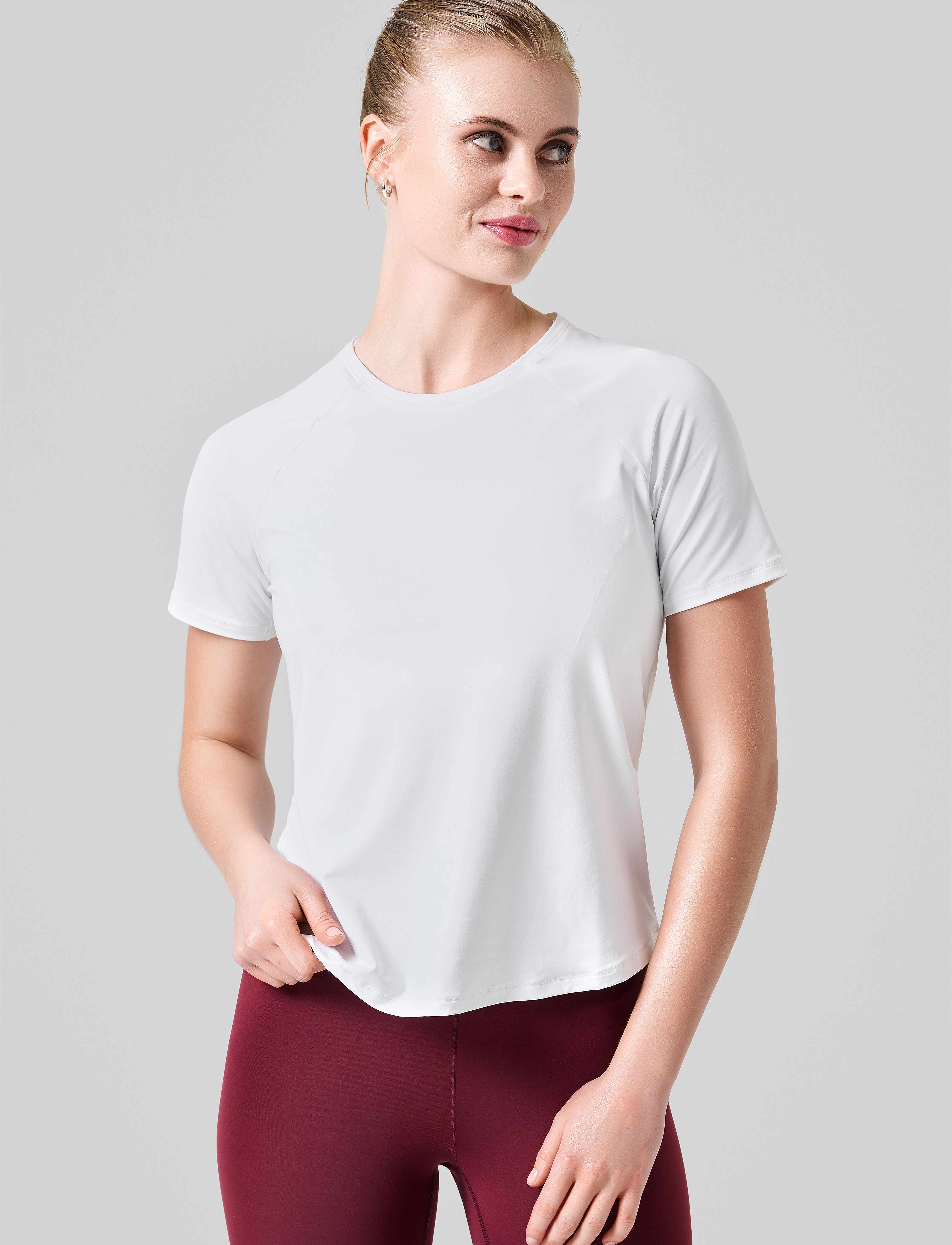 Casall Essential Tee, S, Sports Oberteile & T-shirts, Weiß - Sport Frauen