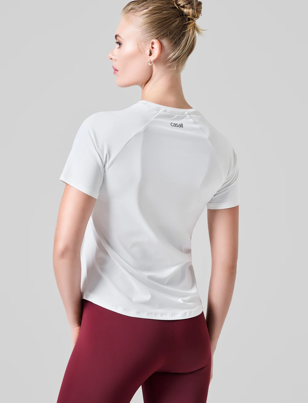 Casall - Essential Tee - t-shirts - white - 3