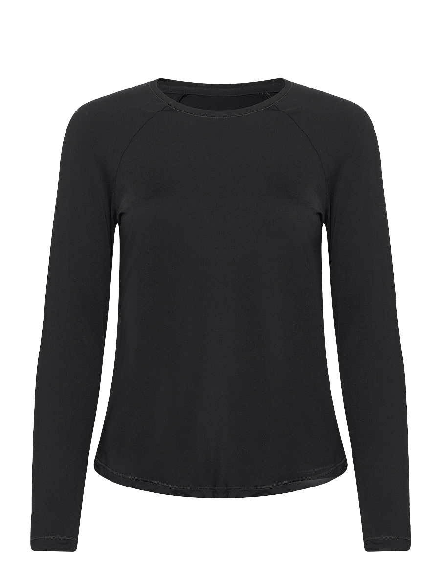 Casall - Essential Long Sleeve - långärmade tröjor - black - 1