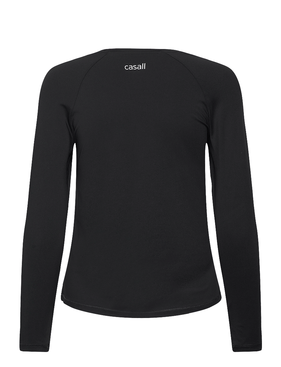 Casall - Essential Long Sleeve - långärmade tröjor - black - 2
