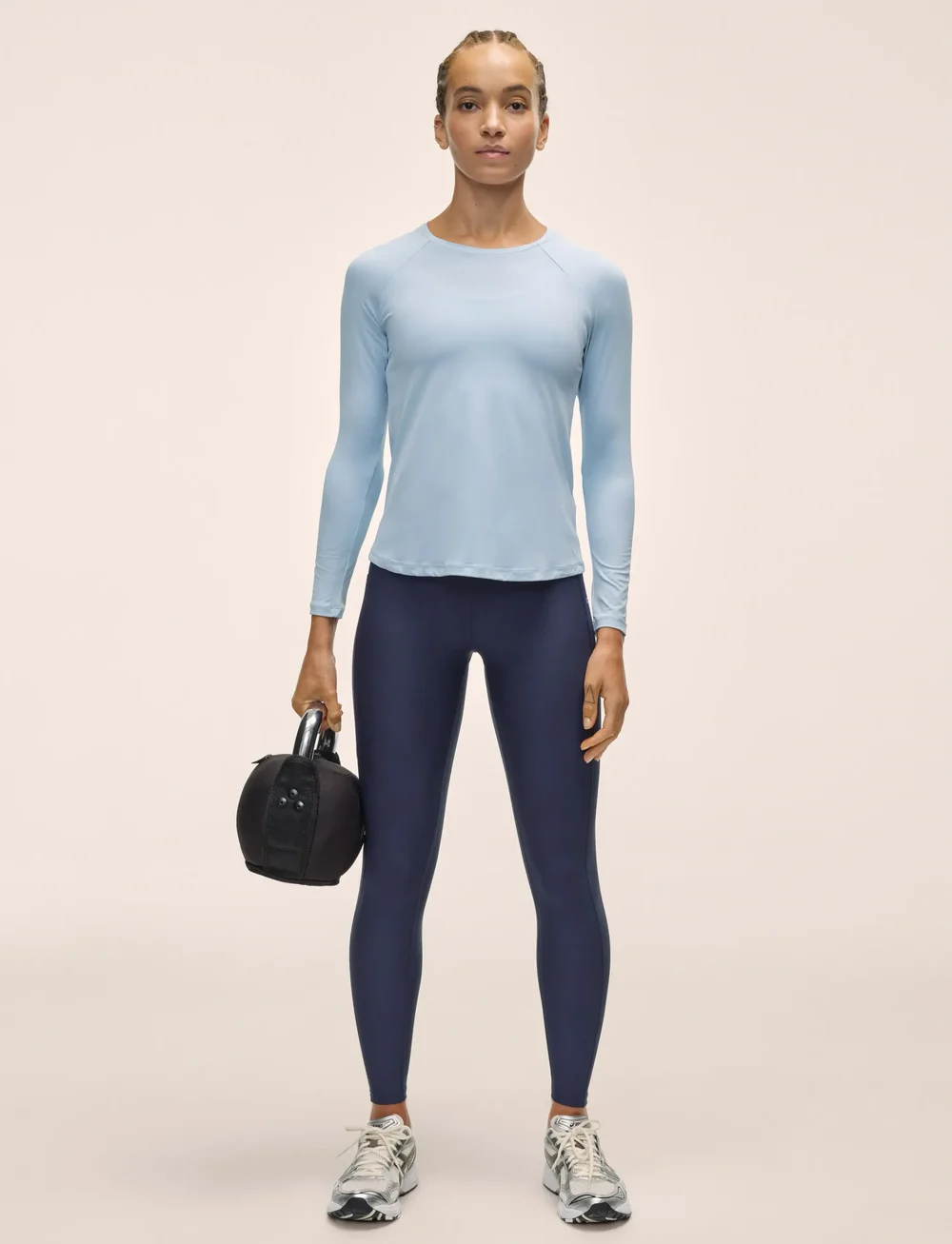 Casall - Essential Long Sleeve - langærmede t-shirts - dream blue - 4