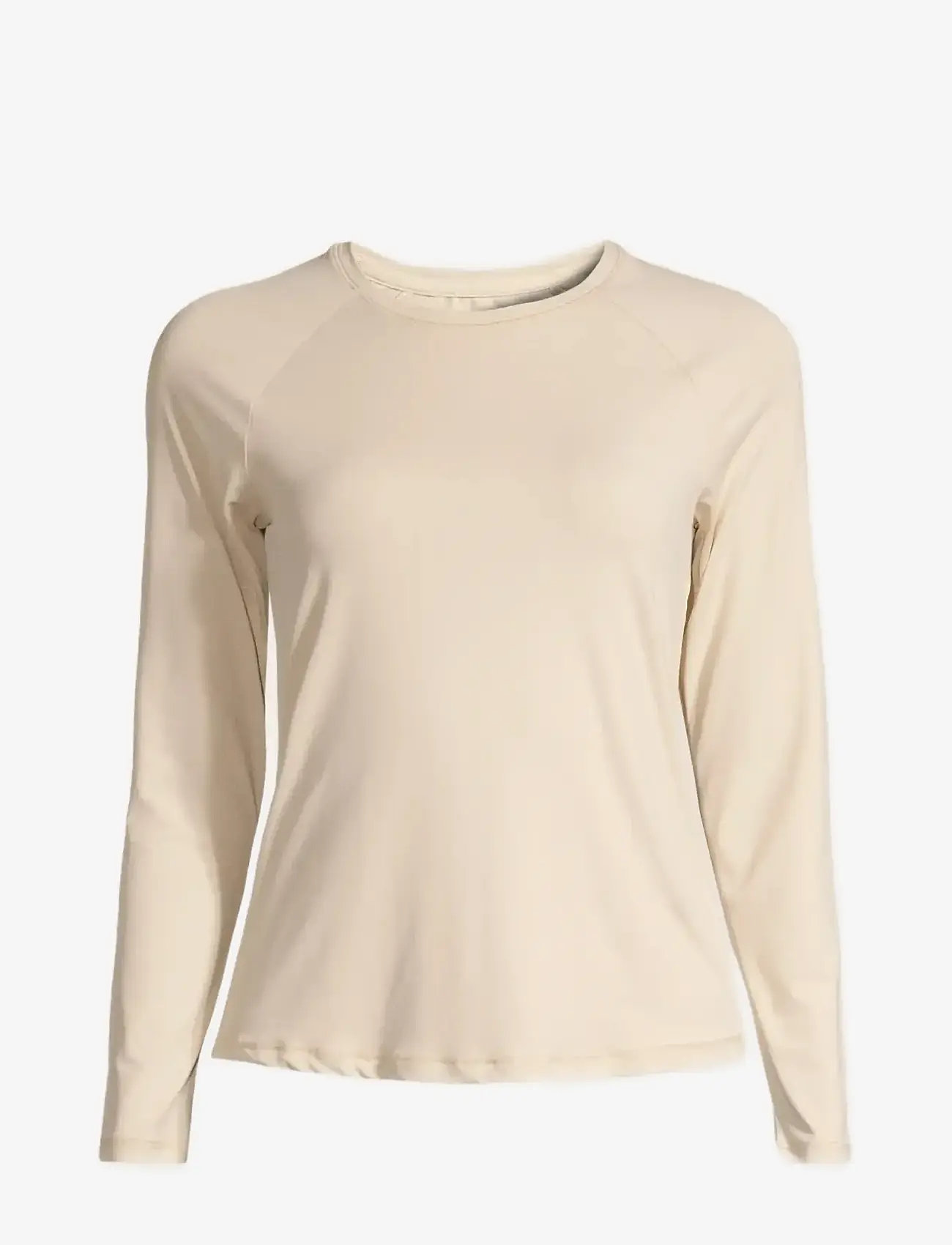 Casall - Essential Long Sleeve - langærmede t-shirts - ecru - 1
