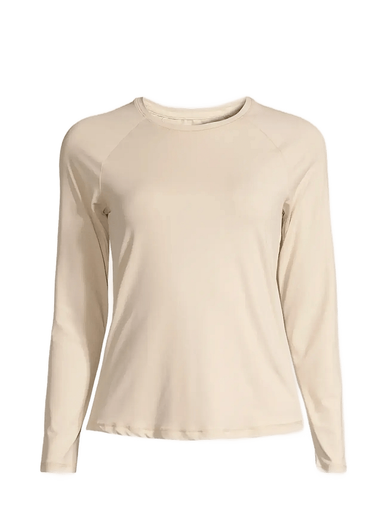 Casall - Essential Long Sleeve - langærmede t-shirts - ecru - 1
