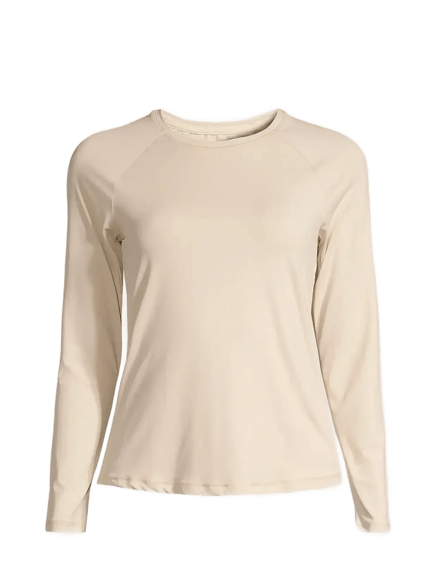 Casall - Essential Long Sleeve - longsleeved tops - ecru - 1