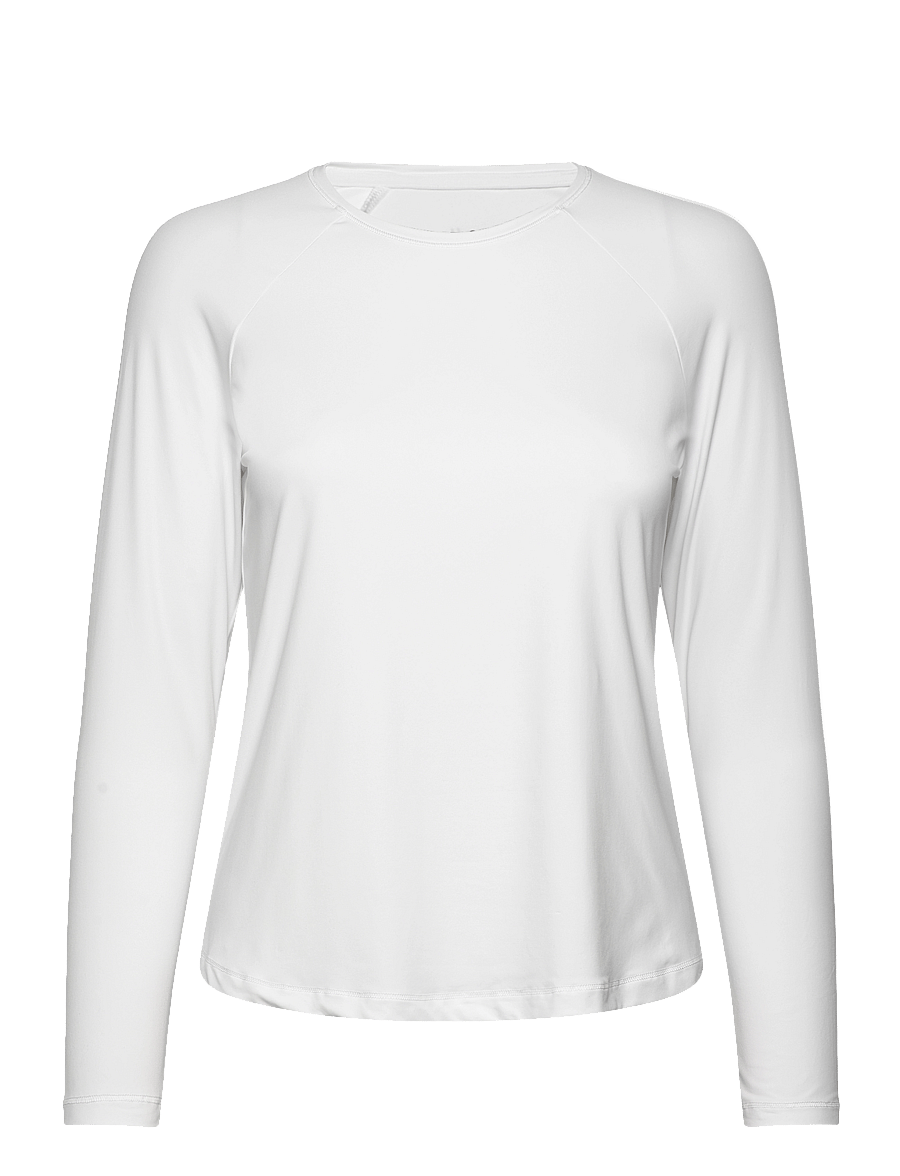 Casall - Essential Long Sleeve - longsleeved tops - white - 1