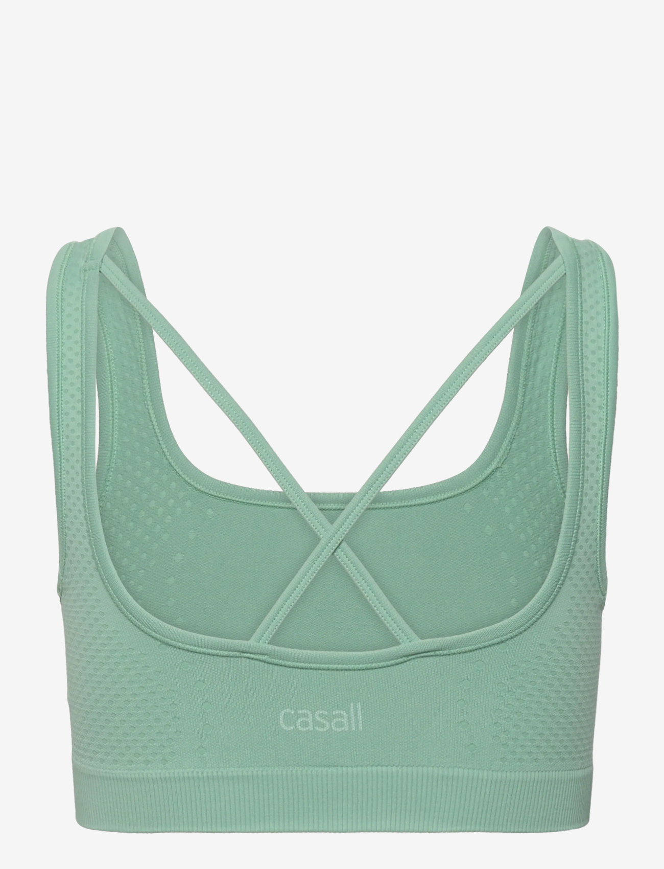 Casall - Scallop Seamless Bralette - sports-bh'er - statue green - 1