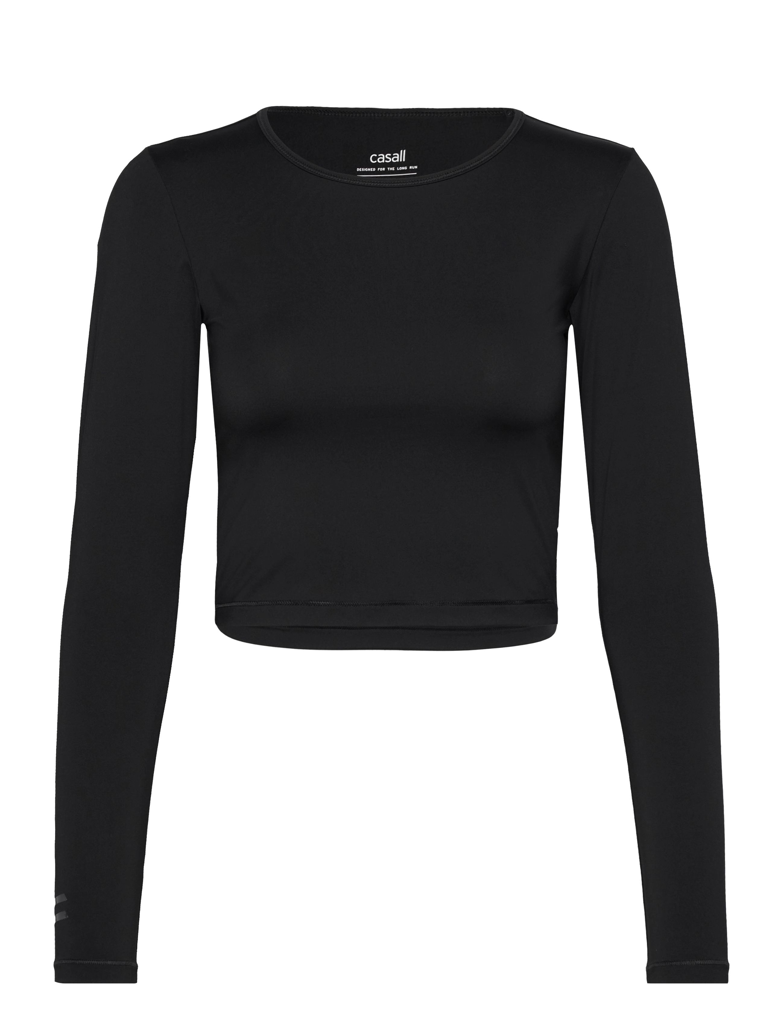Casall Graphic Crop Long Sleeve - Casall - BLACK / black