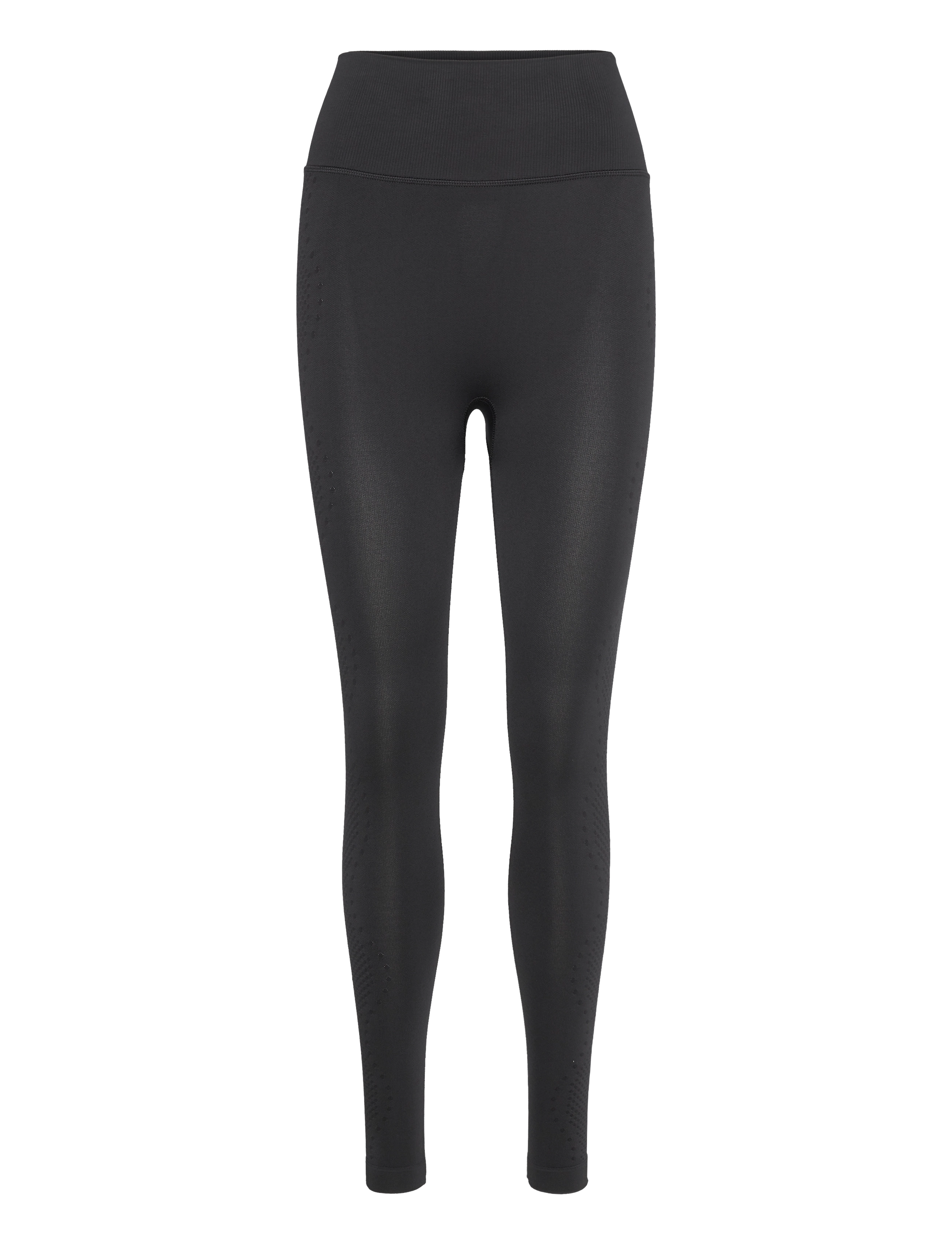Casall - Scallop High Waist Seamless Tights - black - 1