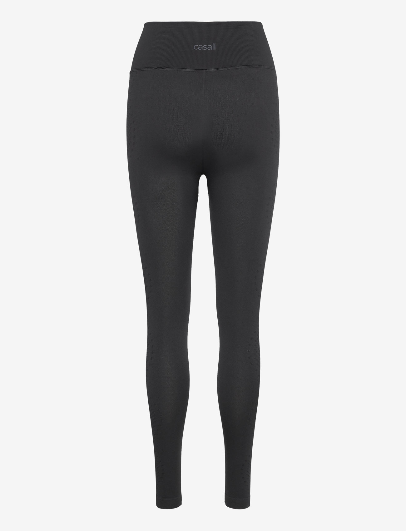 Casall - Scallop High Waist Seamless Tights - träningstights - black - 2
