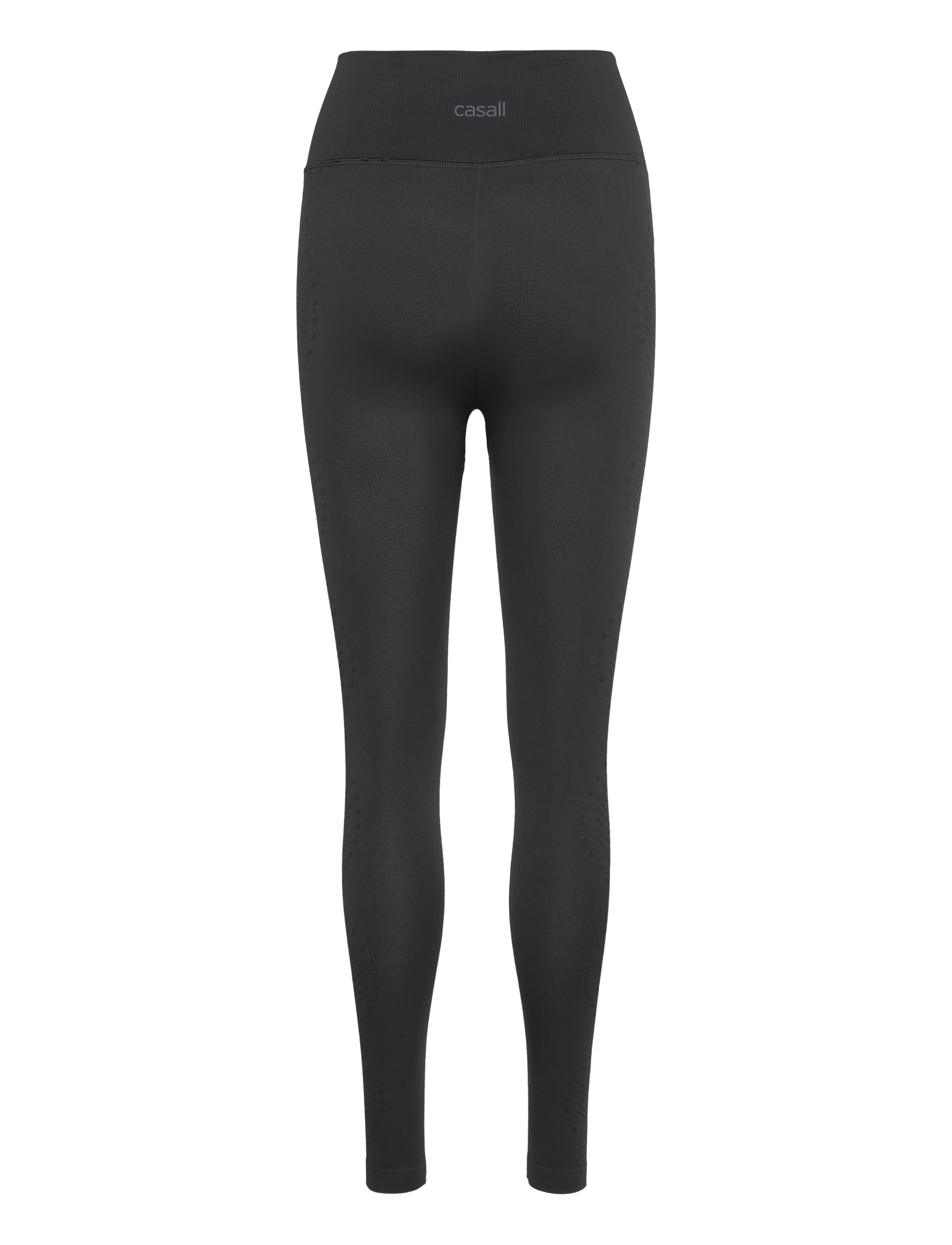 Casall - Scallop High Waist Seamless Tights - black - 2