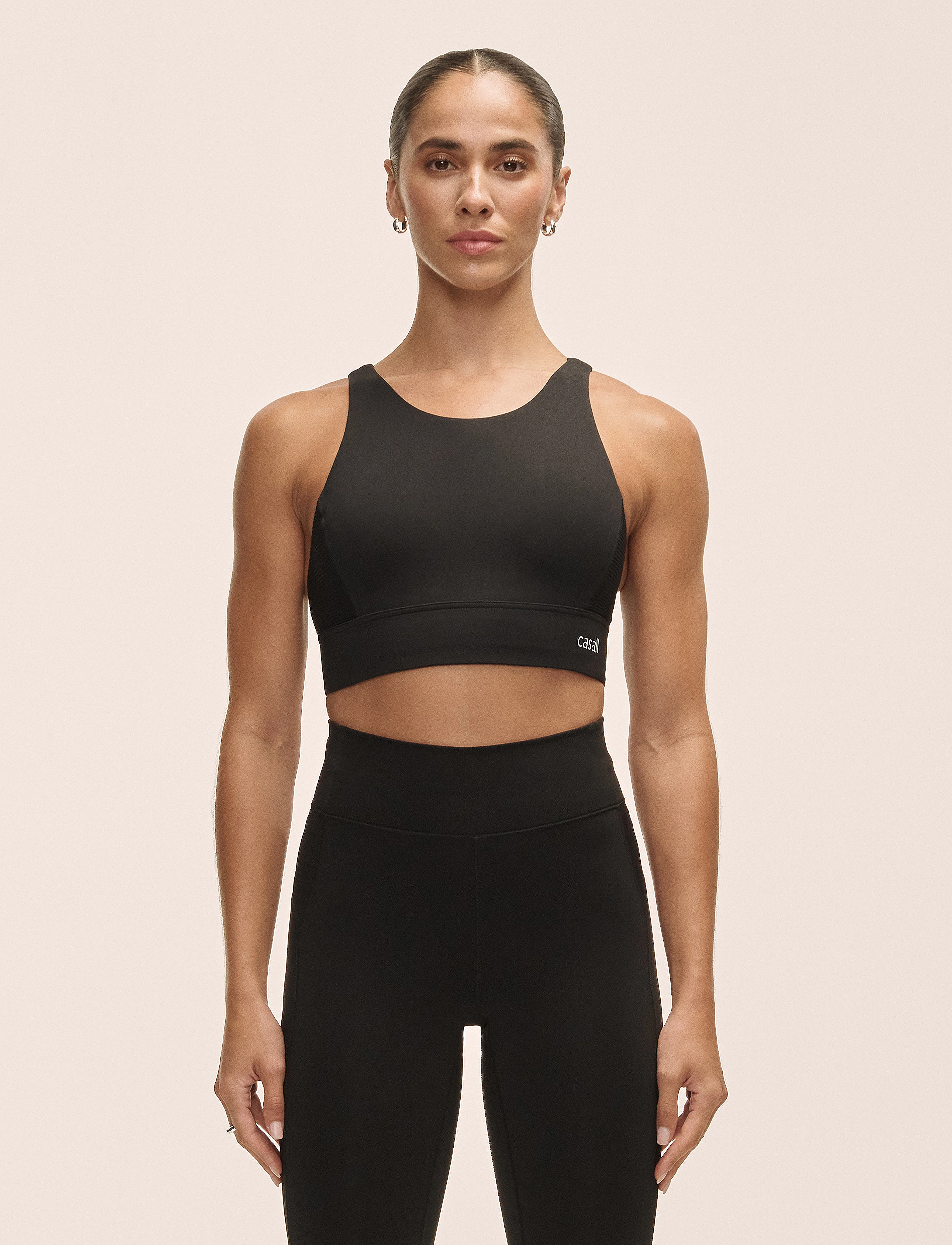 Casall Iconic Adjustable Sports Bra, XS/CD, Black, Sport Clothing > Sport Bras - All, Dame